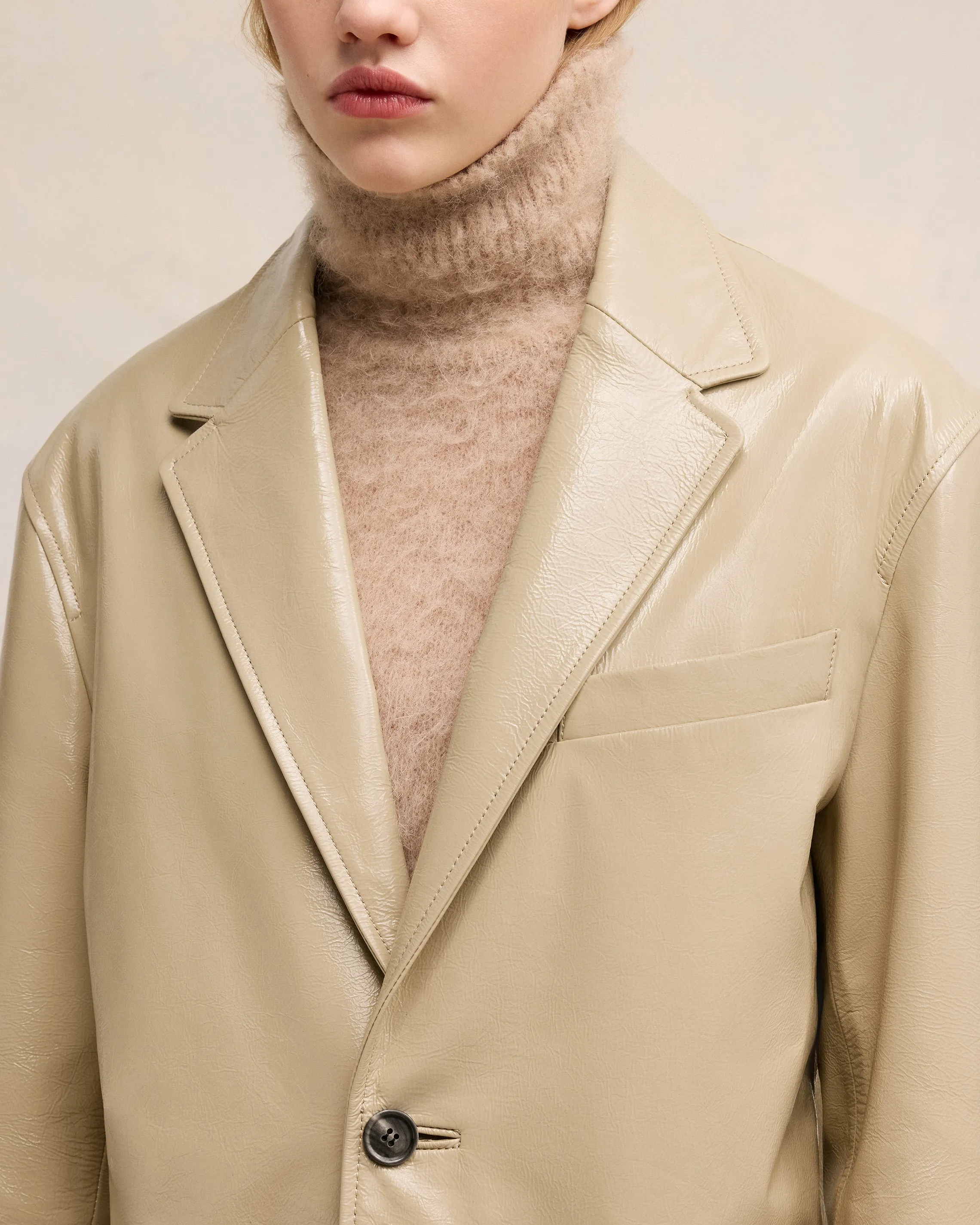 Veste Deux Boutons En Cuir sold by Ami product image thumbnail 4