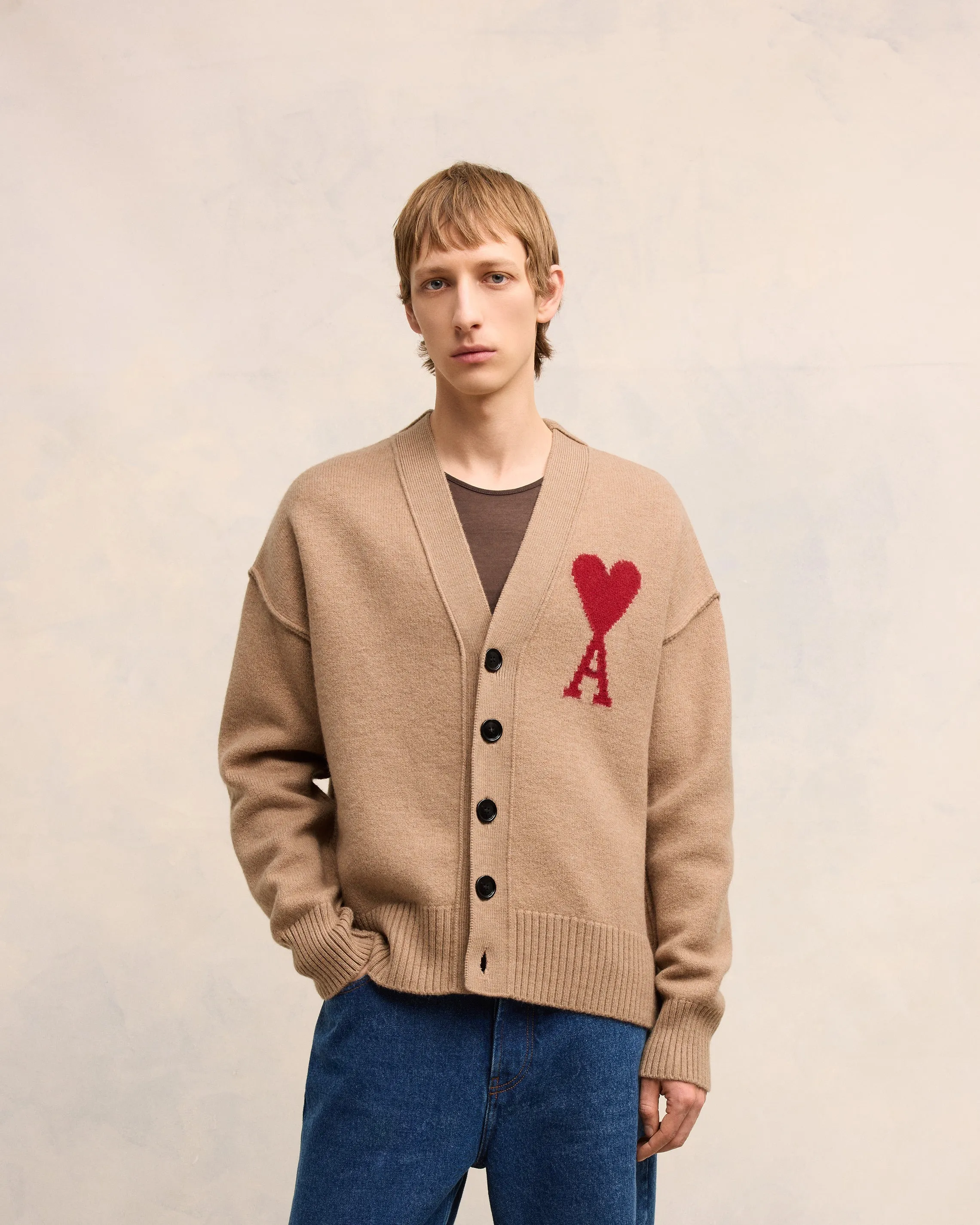 Cardigan Ami de Coeur Rouge sold by Ami product image thumbnail 3