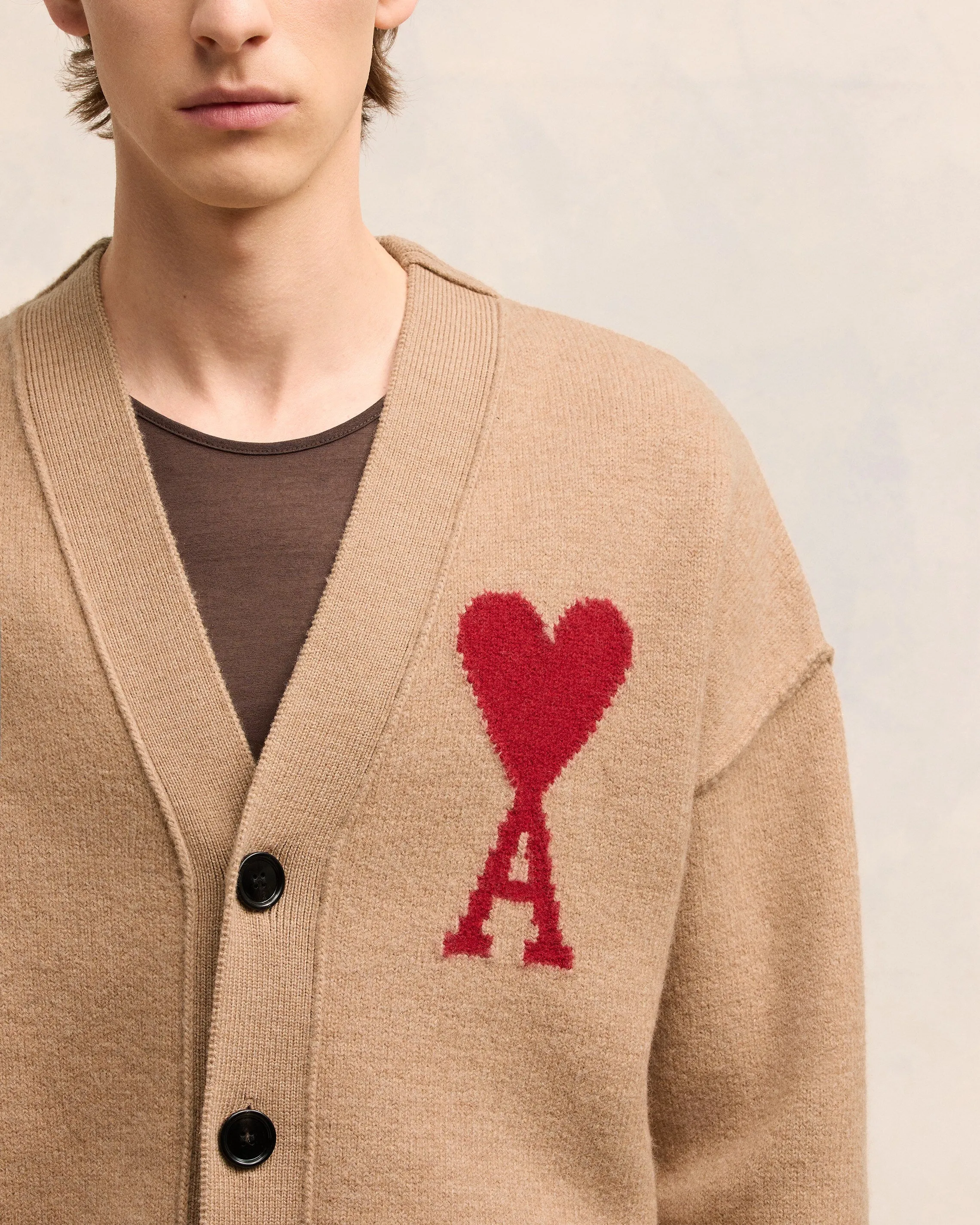 Cardigan Ami de Coeur Rouge sold by Ami product image thumbnail 4