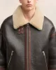 Veste Zippée En Shearling sold by Ami