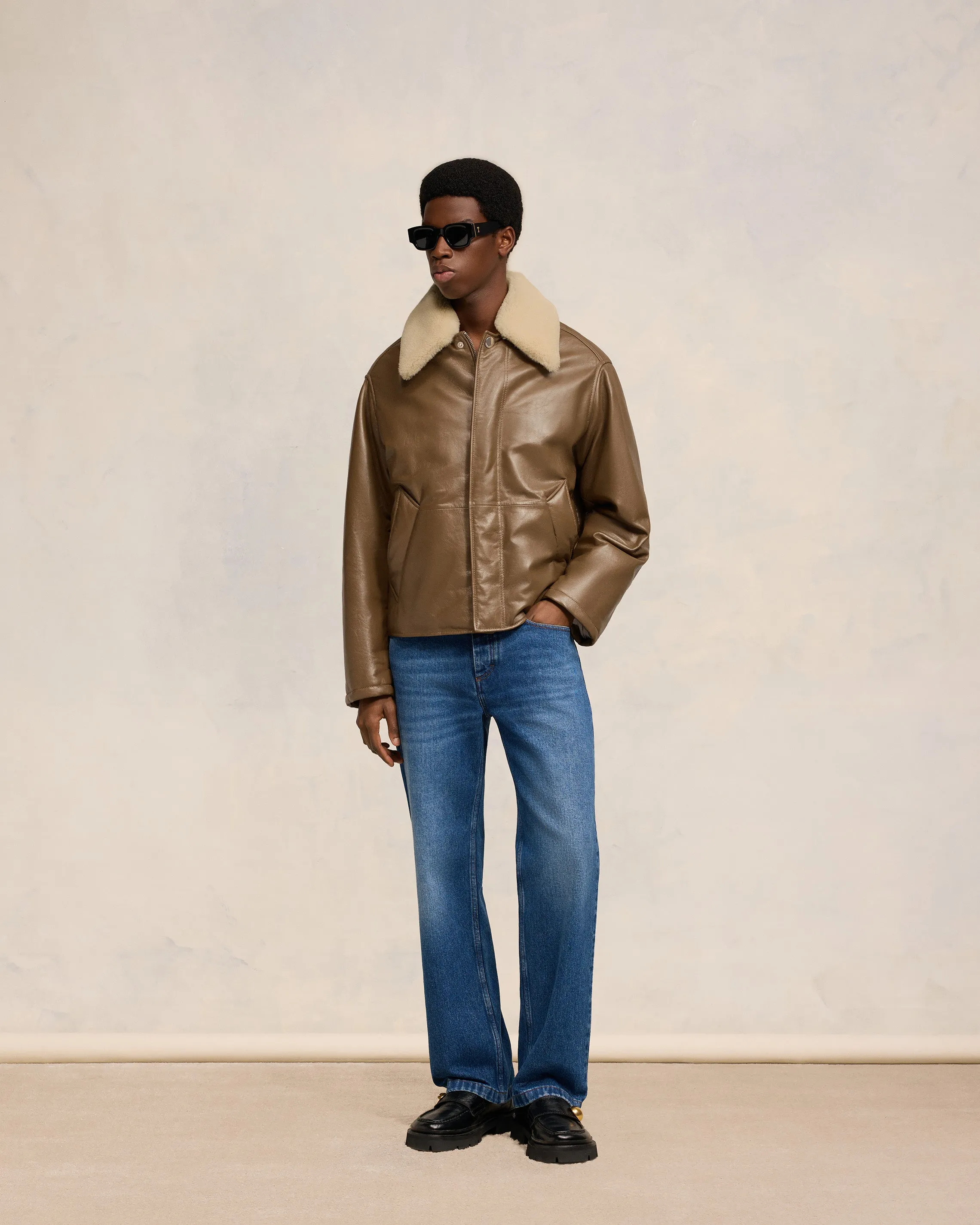 Veste Rembourrée En Cuir sold by Ami