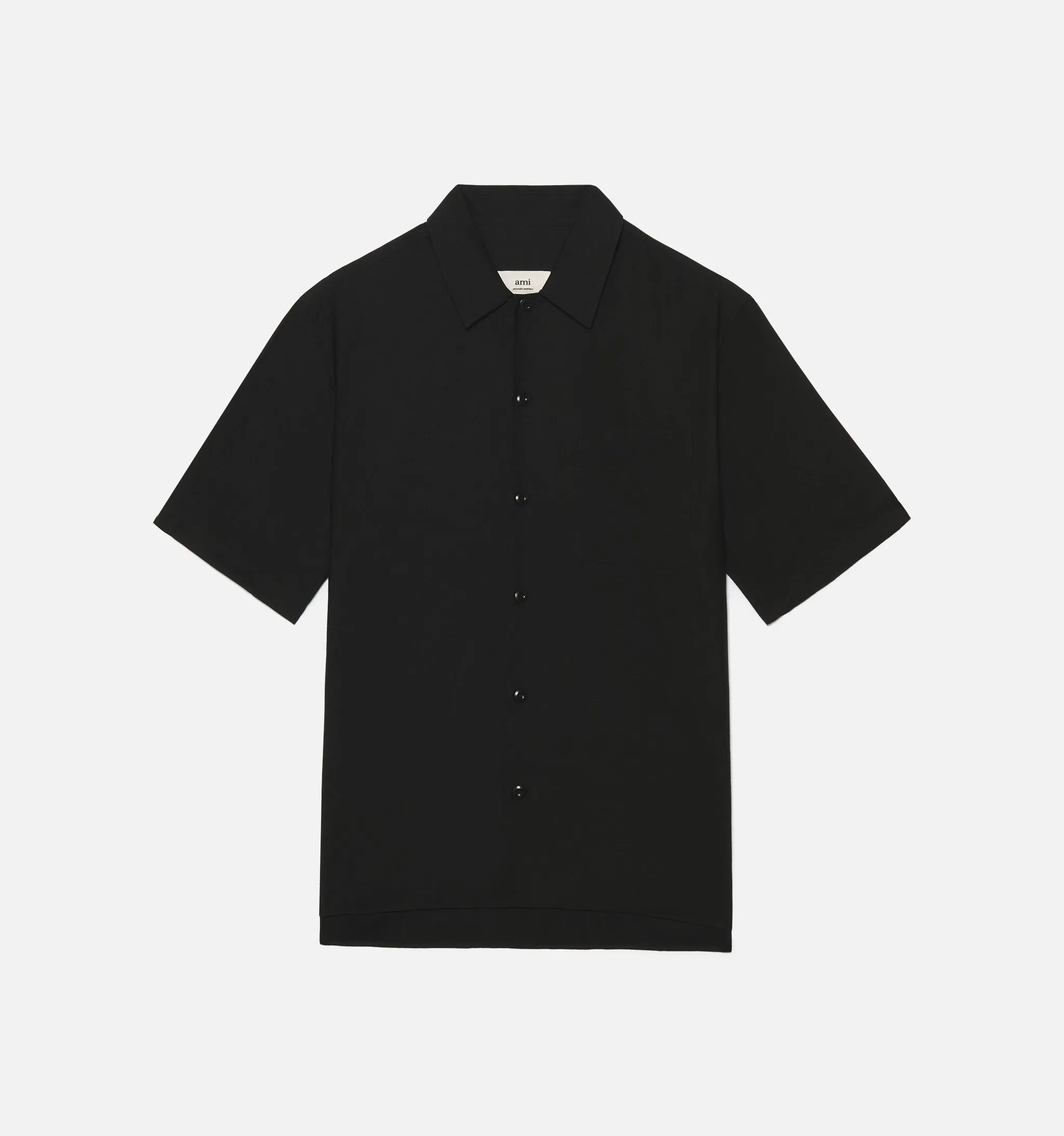 Chemise Col Requin Avec Étiquette Ami En Satin sold by Ami product image thumbnail 2