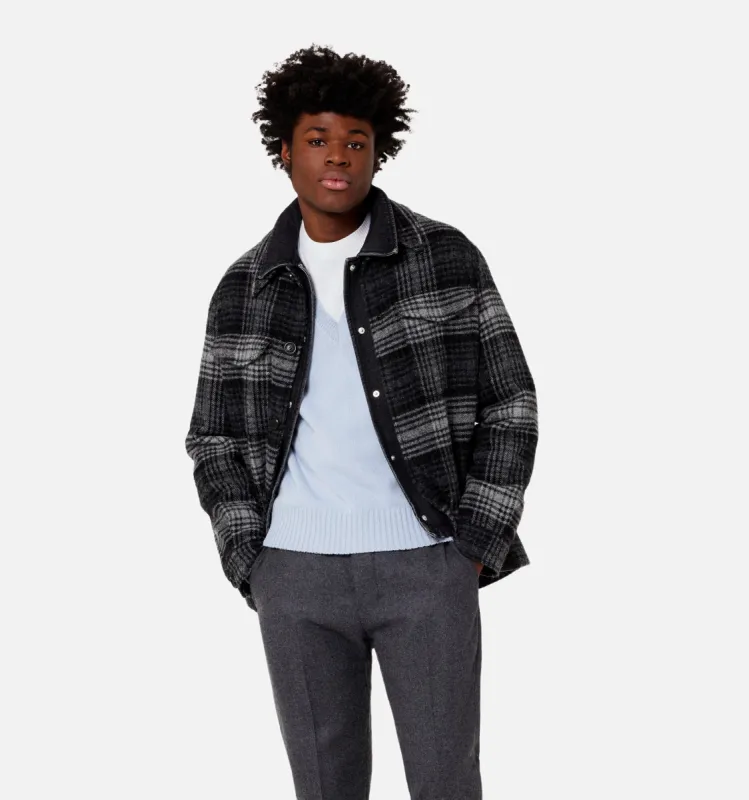 Veste Boutonnée Avec Poches Plaquées sold by Ami