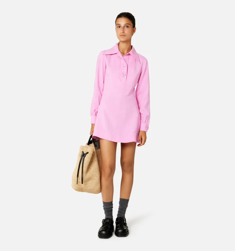 Robe Courte Col Boutonné made by Ami