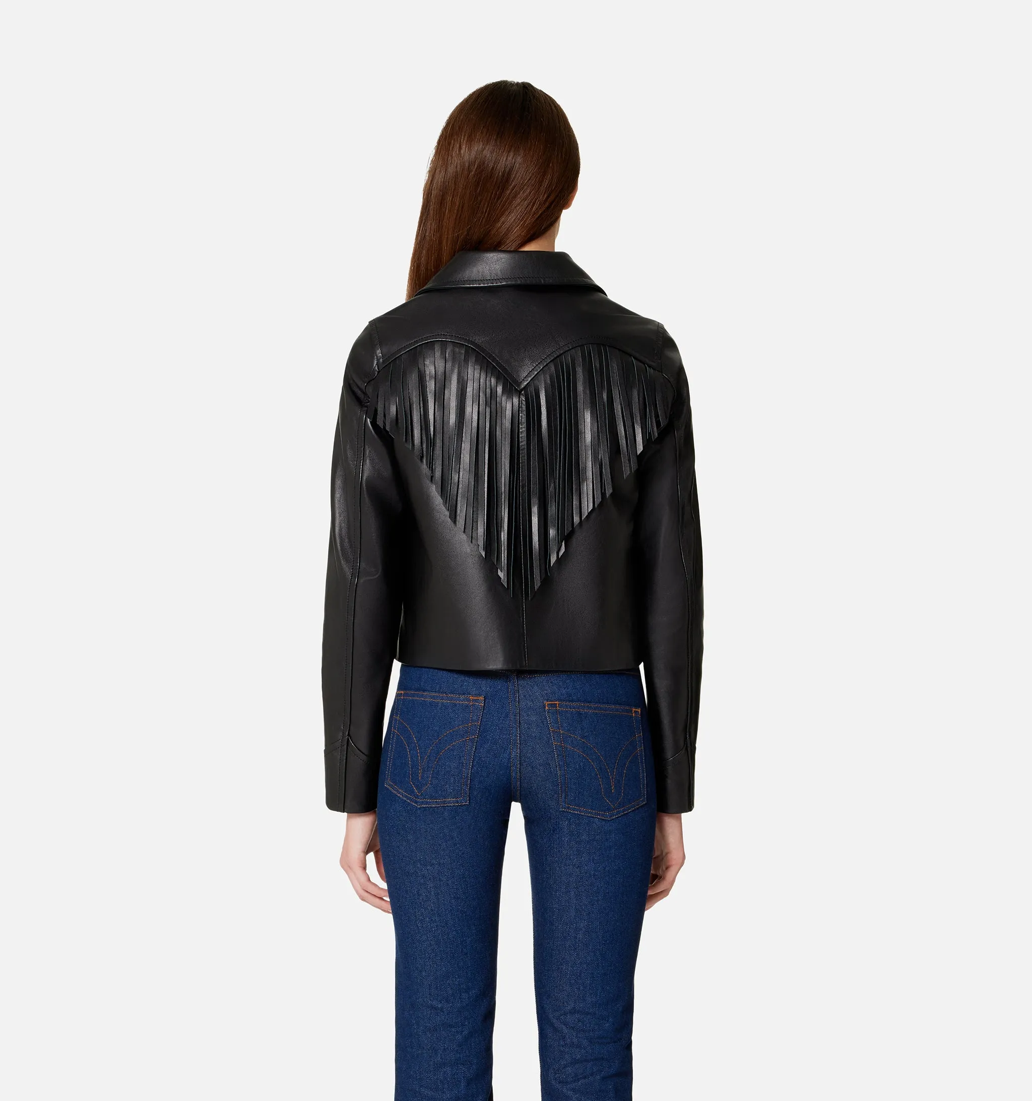 Veste Boutonnée A Franges En Cuir sold by Ami product image thumbnail 4