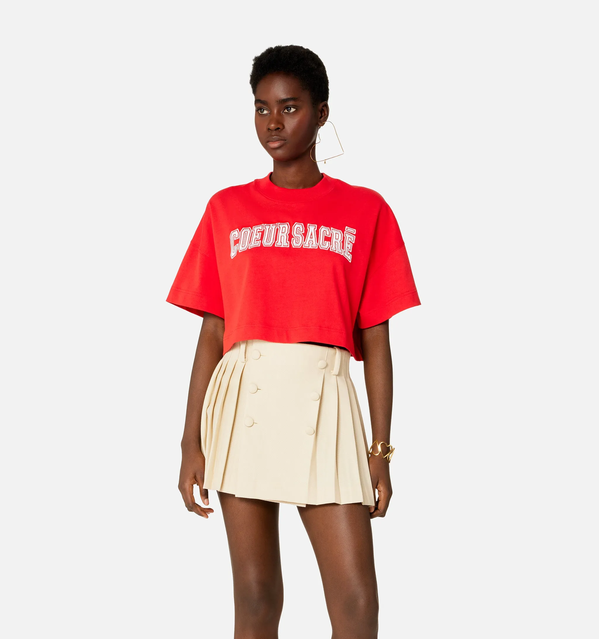 T-shirt Cropped Coeur Sacré sold by Ami