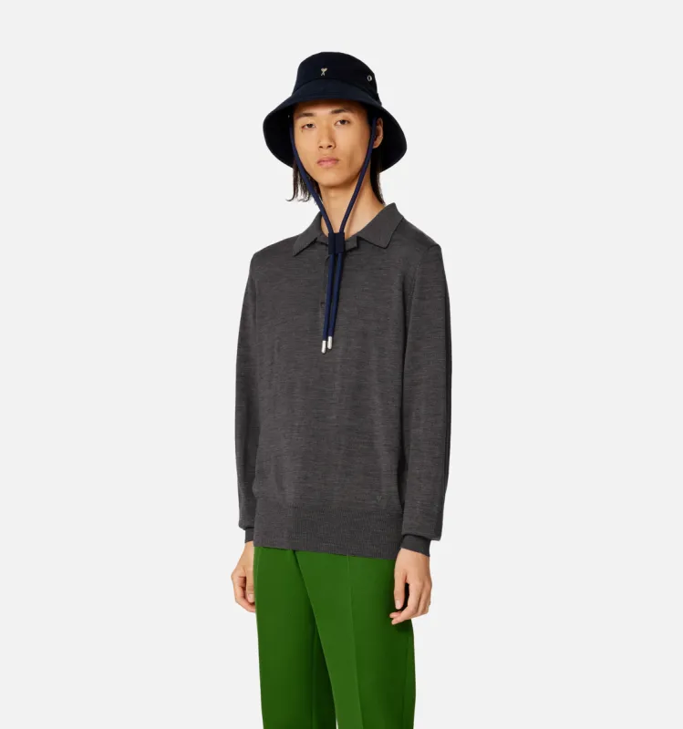 Polo En Maille Ami de Coeur Ton Sur Ton sold by Ami