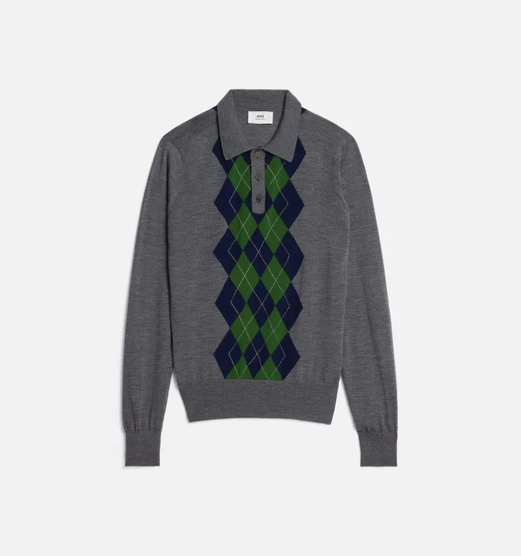 Polo En Maille Argyle sold by Ami