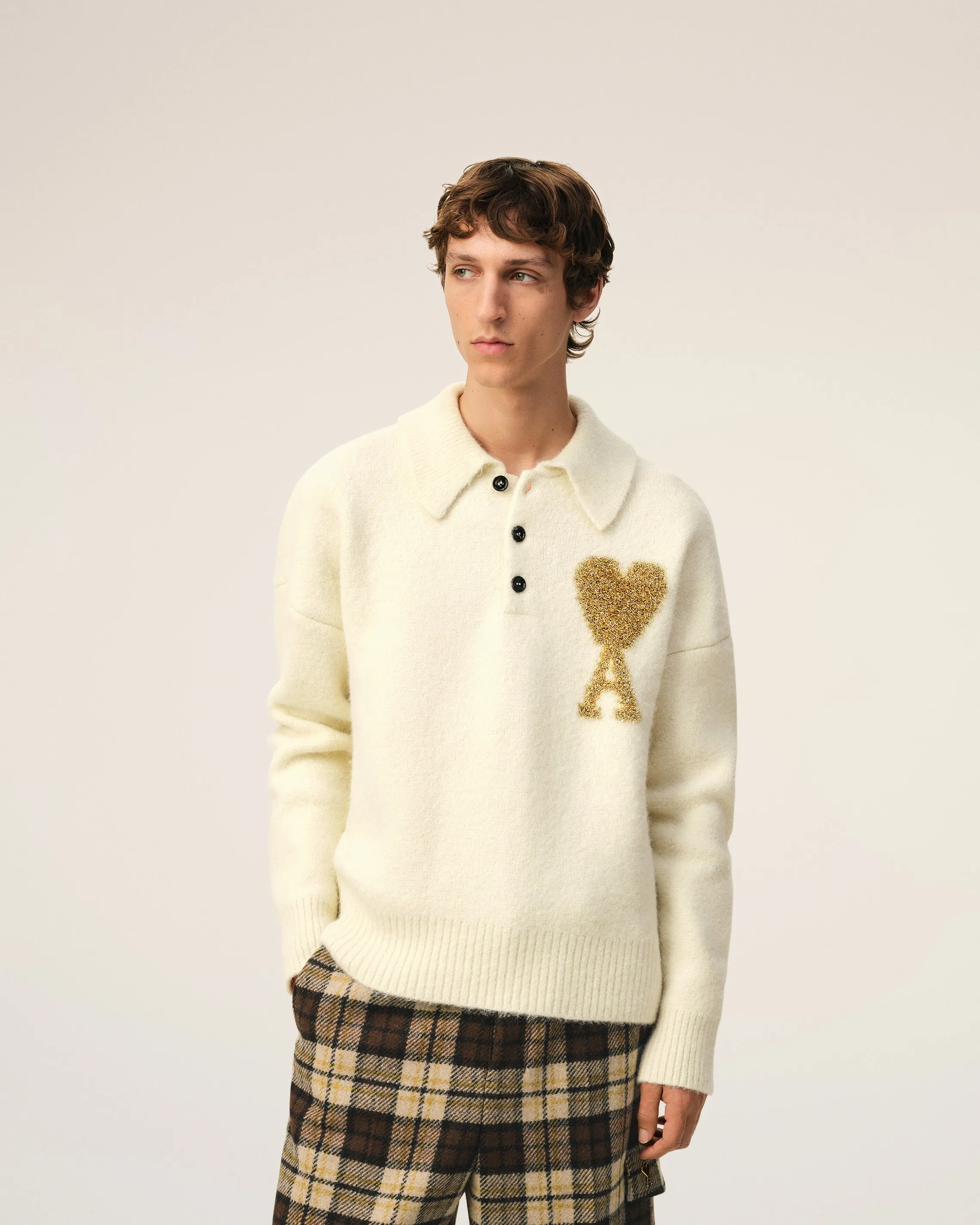 Polo Ami de Coeur Ecru sold by Ami product image thumbnail 3