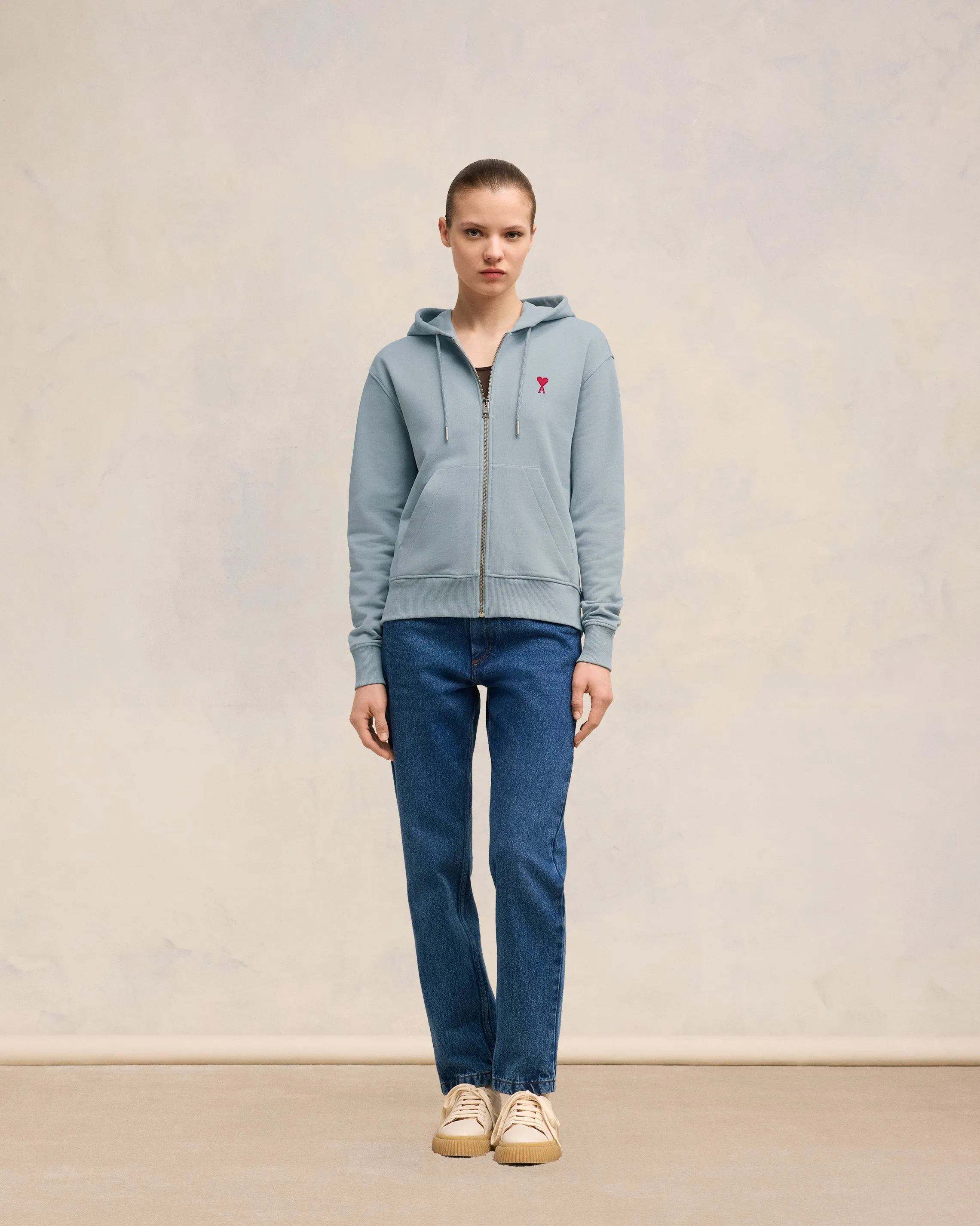 Hoodie Zippé Ami de Coeur Rouge sold by Ami product image thumbnail 2