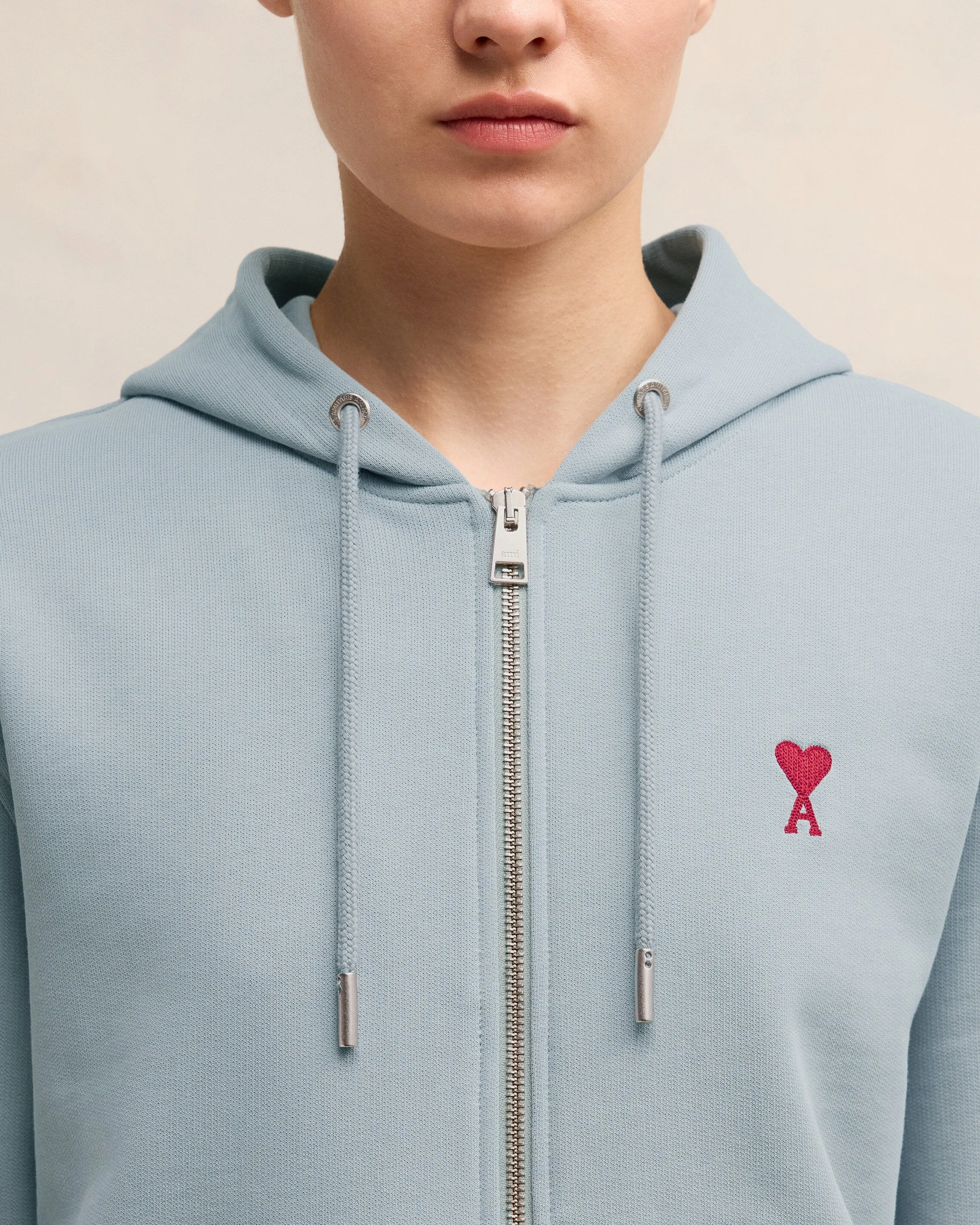 Hoodie Zippé Ami de Coeur Rouge sold by Ami product image thumbnail 5