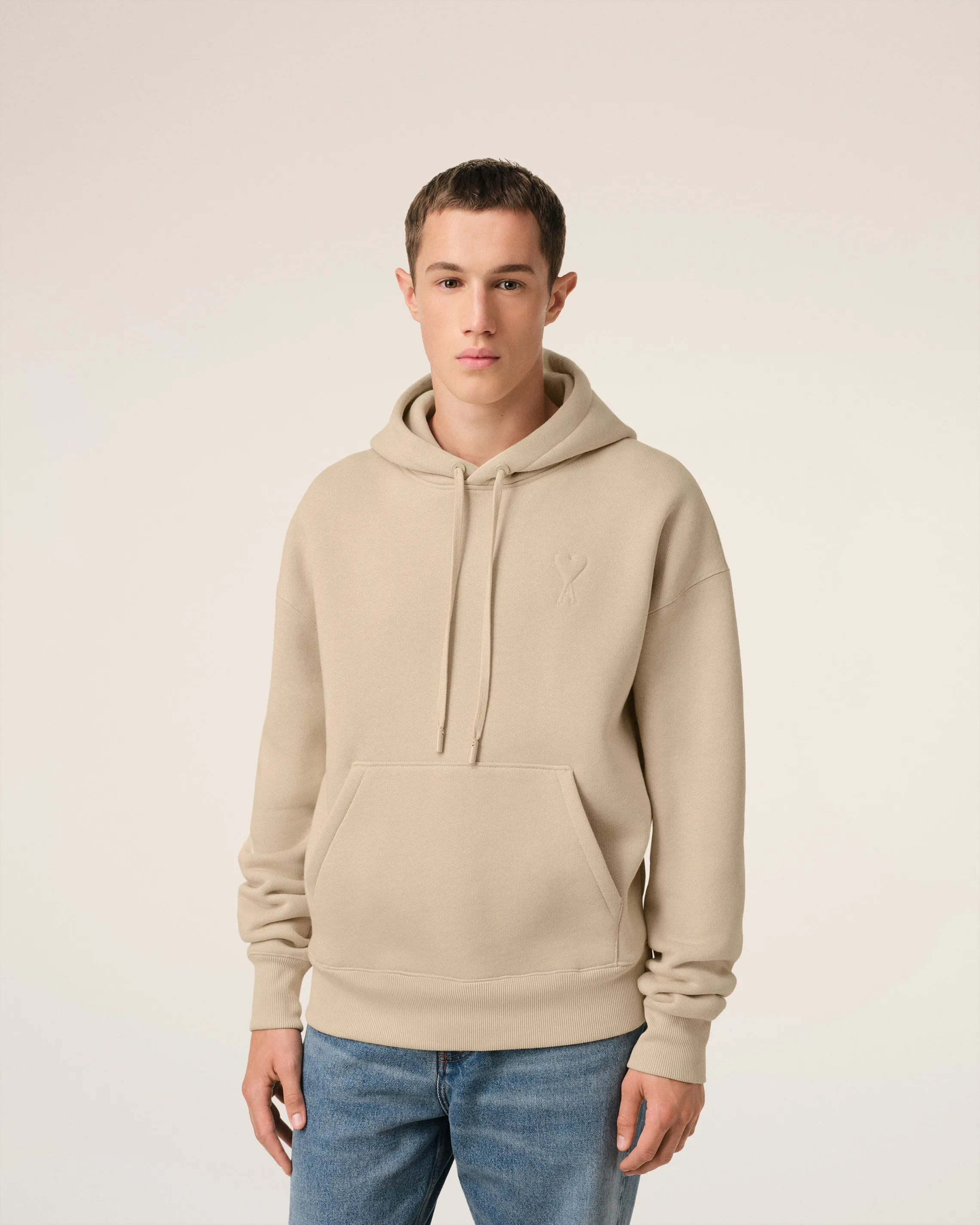 Hoodie Beige Ami de Coeur En Coton sold by Ami product image thumbnail 3