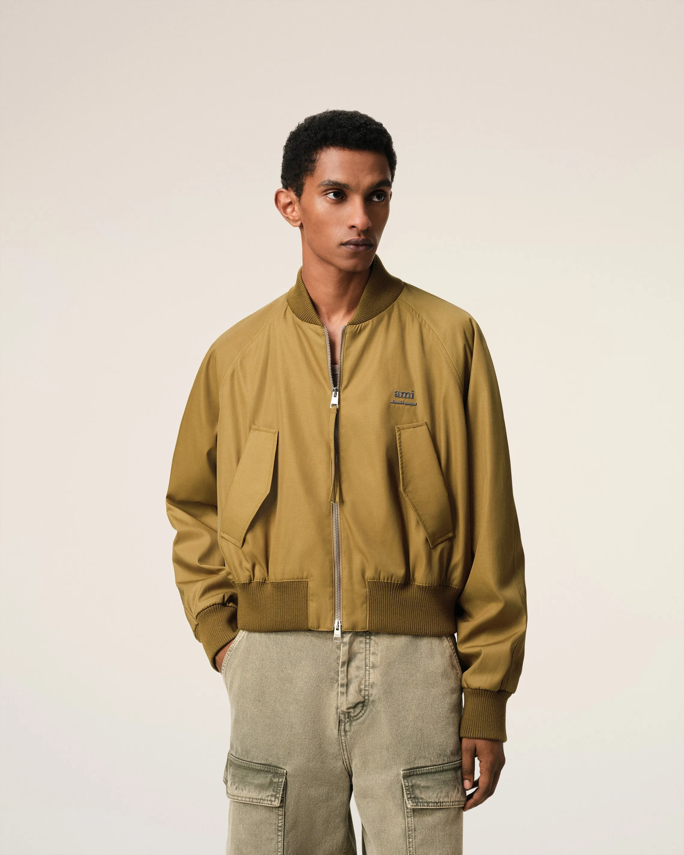 Bomber Moutarde En Sergé sold by Ami product image thumbnail 3