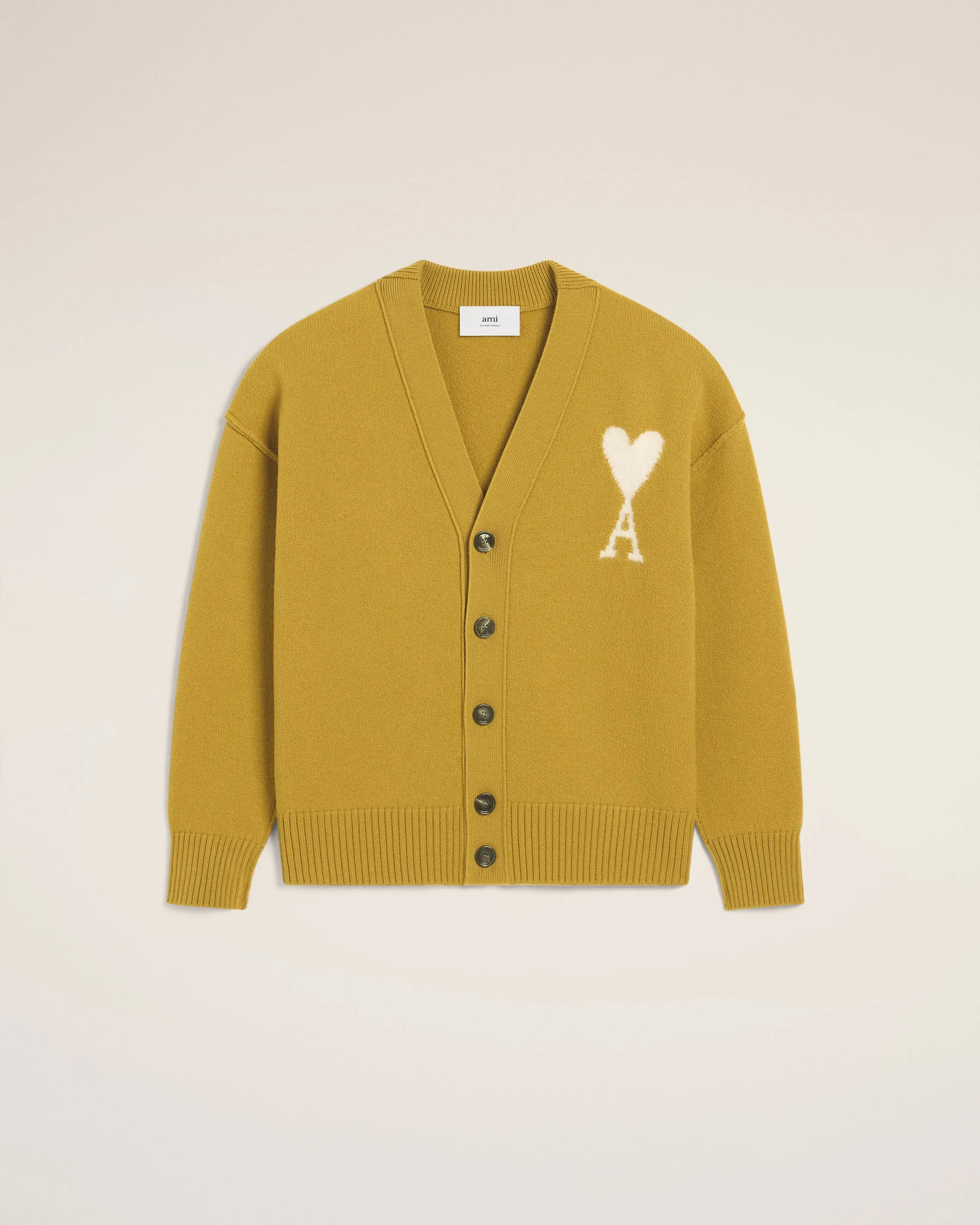 Cardigan Moutarde Ami de Coeur En Laine sold by Ami product image thumbnail 2