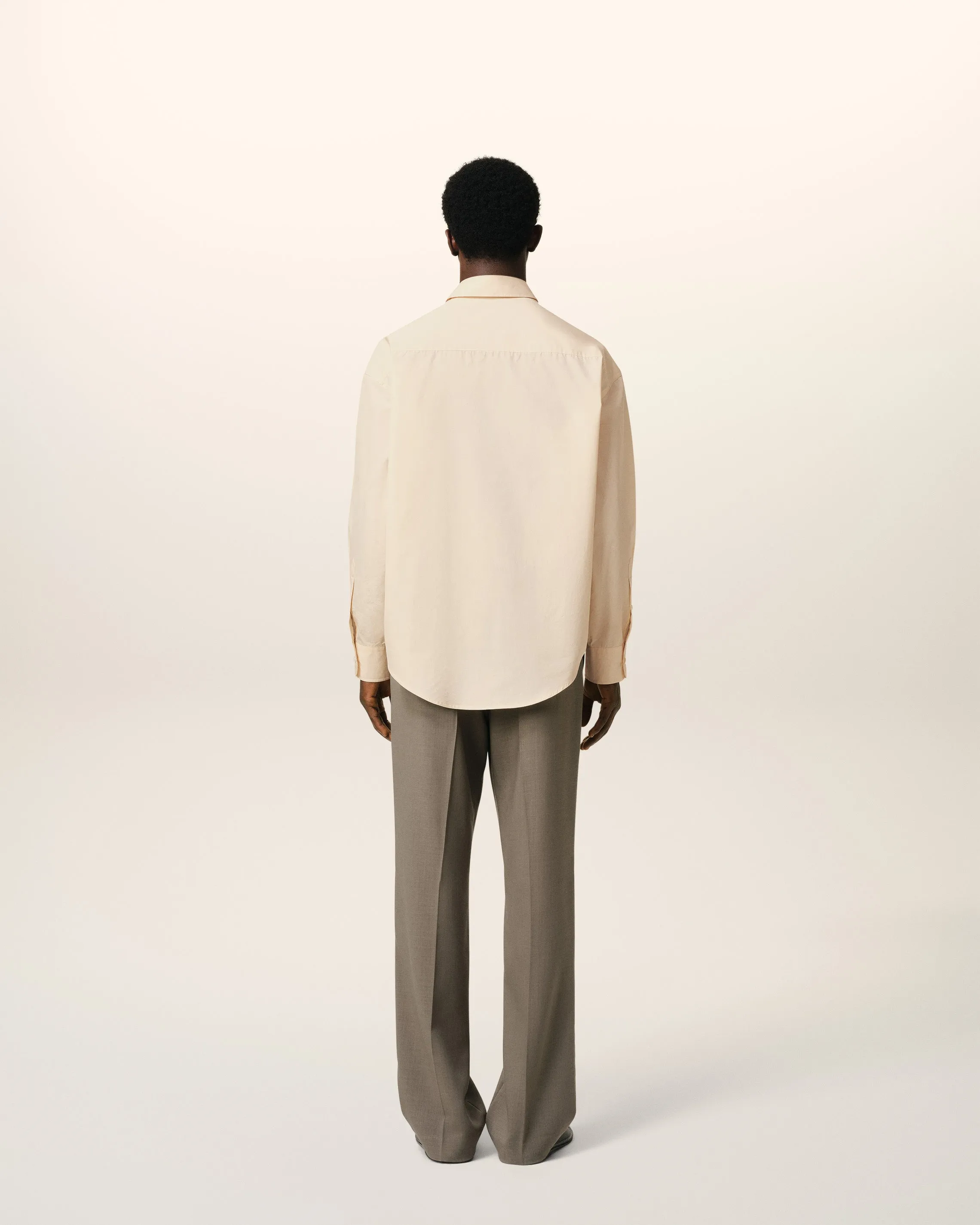 Chemise Beige Coupe Boxy Ami de Coeur En Coton sold by Ami product image thumbnail 5