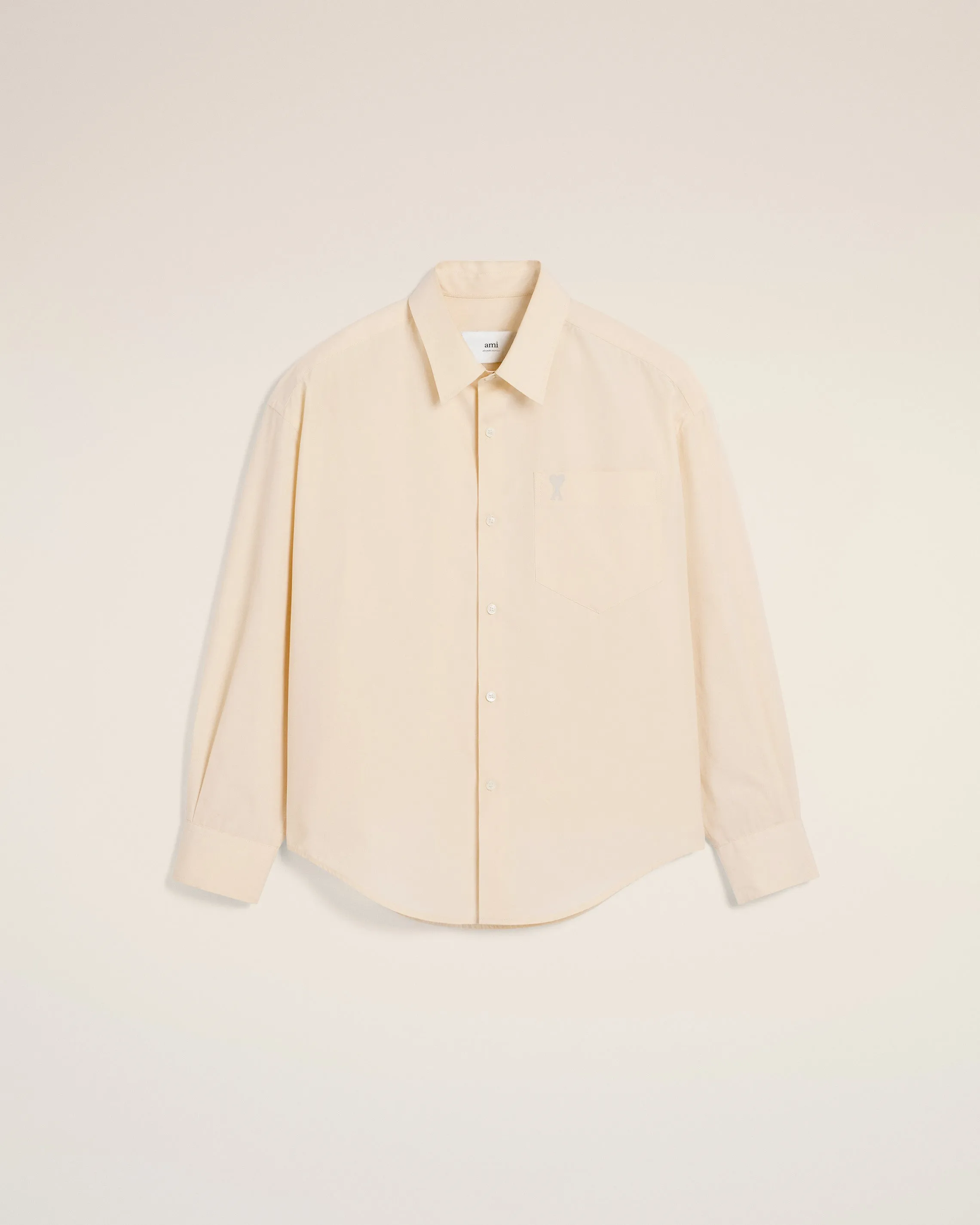 Chemise Beige Coupe Boxy Ami de Coeur En Coton sold by Ami product image thumbnail 2