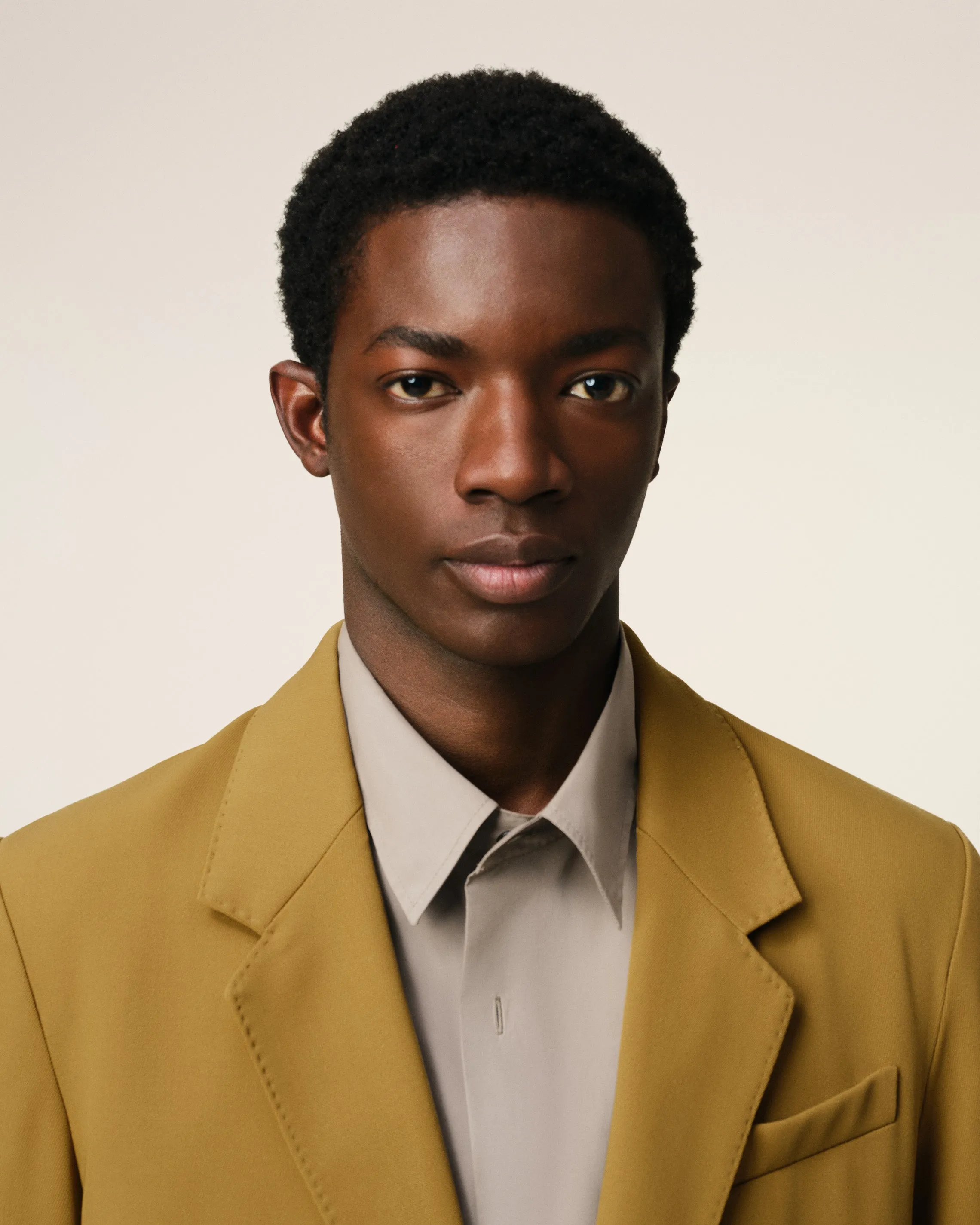 Veste Moutarde Semi-Doublée En Laine sold by Ami product image thumbnail 4