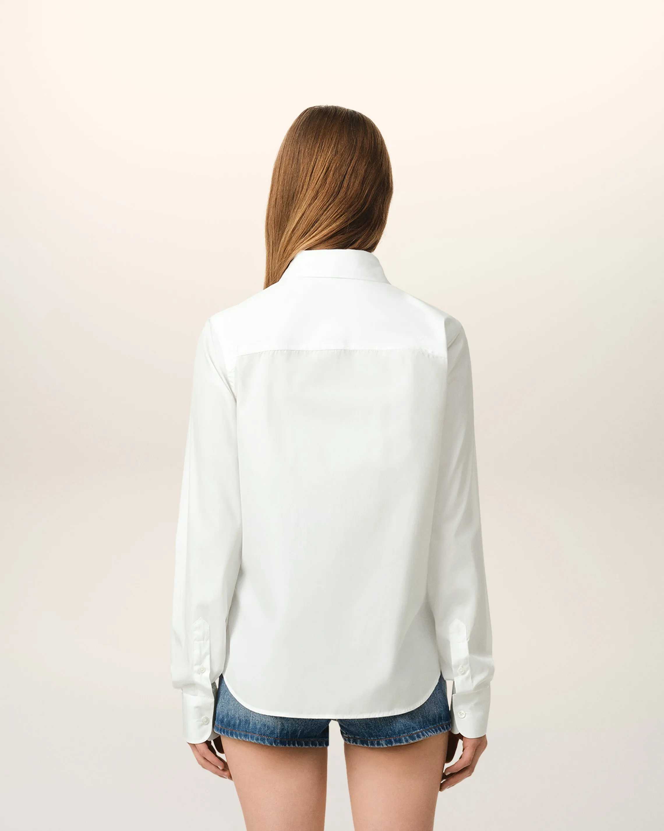 Chemise Blanche Classique Ami de Coeur En Coton sold by Ami product image thumbnail 5