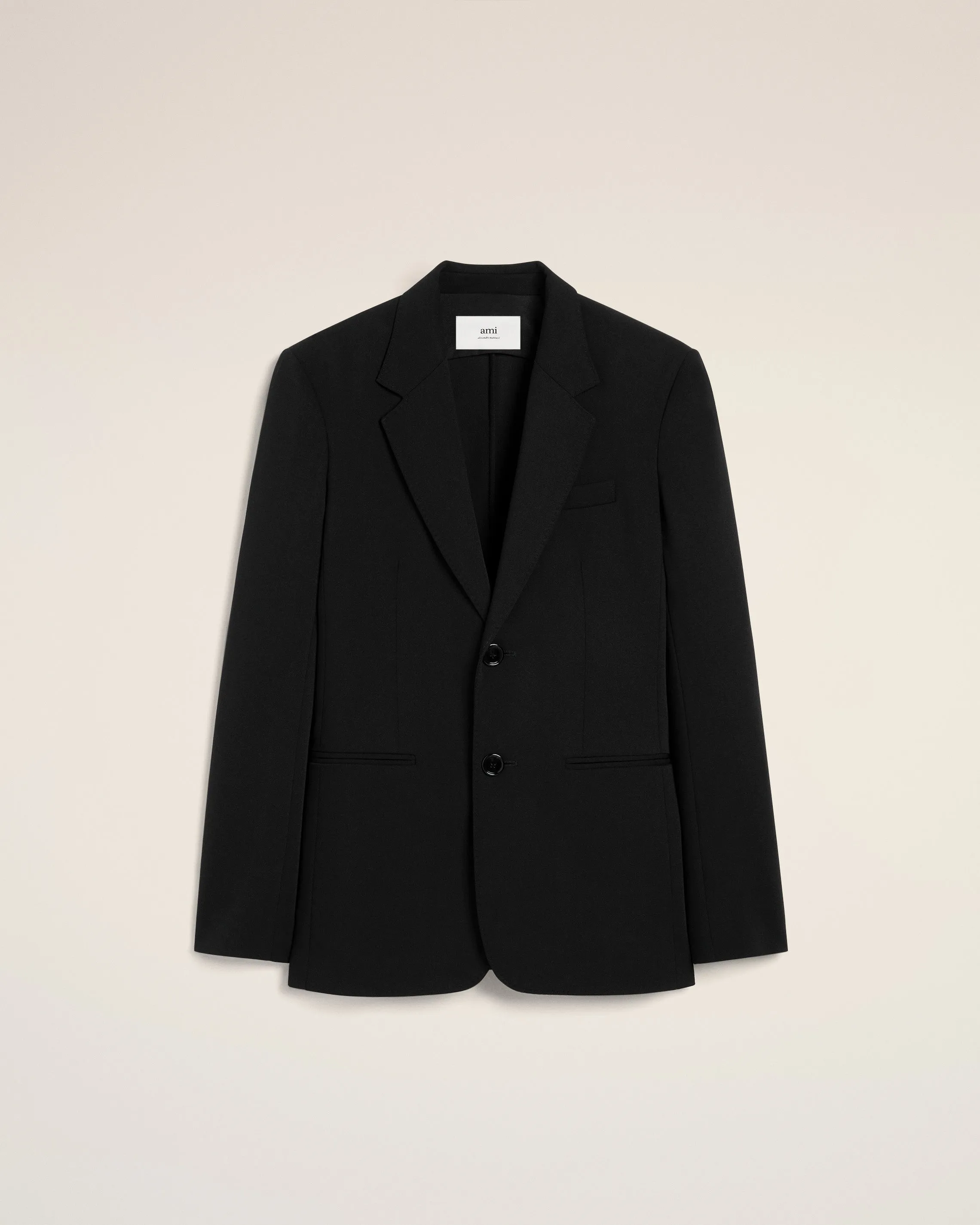 Veste Noire Semi-Doublée En Laine sold by Ami product image thumbnail 2