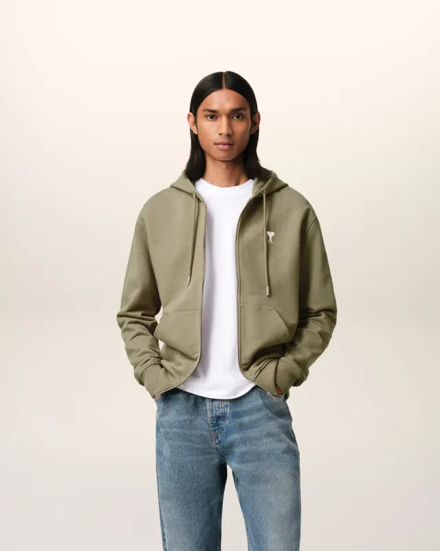 Hoodie Vert Ami de Coeur En Coton sold by Ami