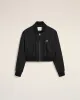 Bomber Noir En Sergé sold by Ami