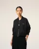 Bomber Noir En Sergé sold by Ami
