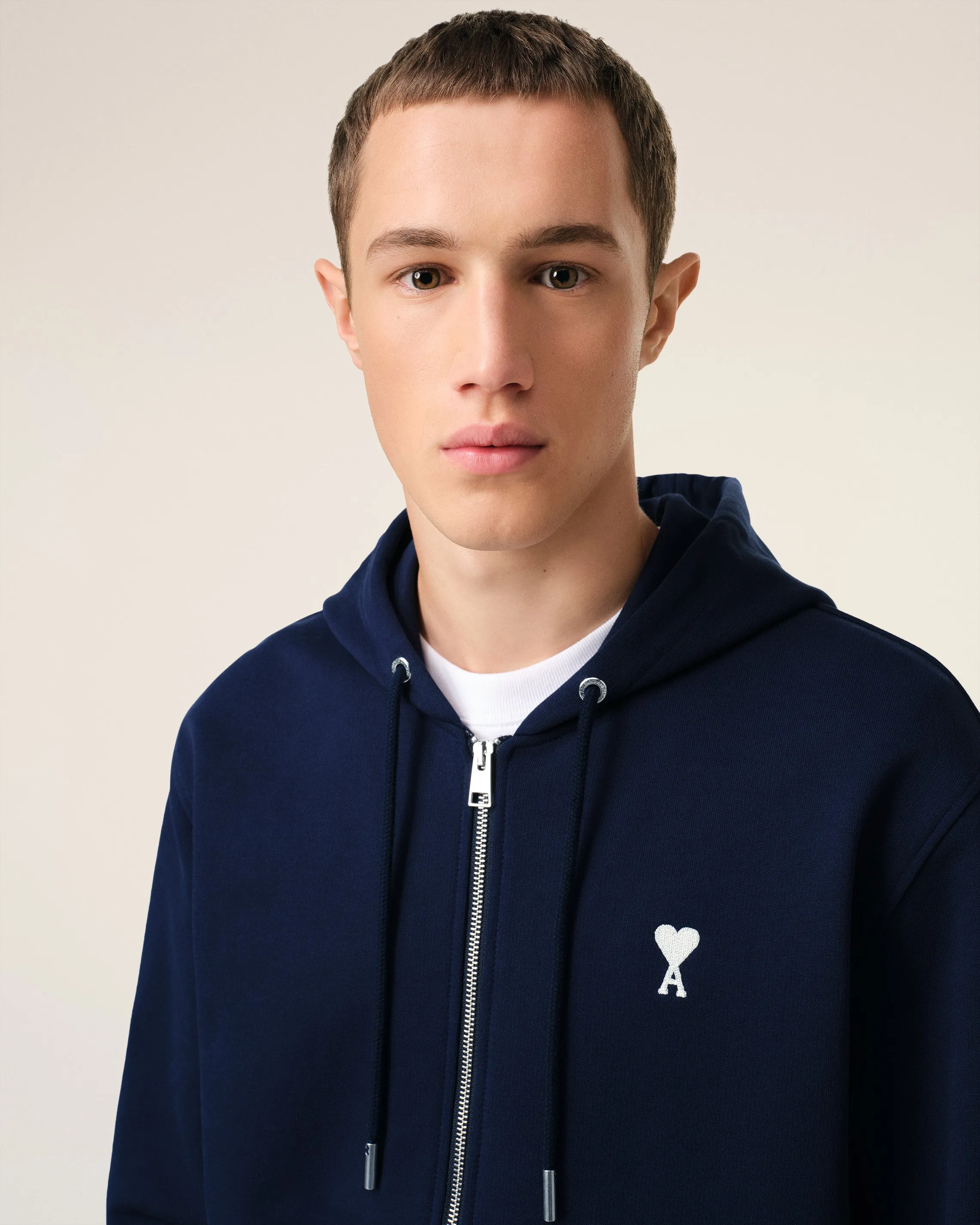 Hoodie Bleu Marine Ami de Coeur En Coton sold by Ami product image thumbnail 4