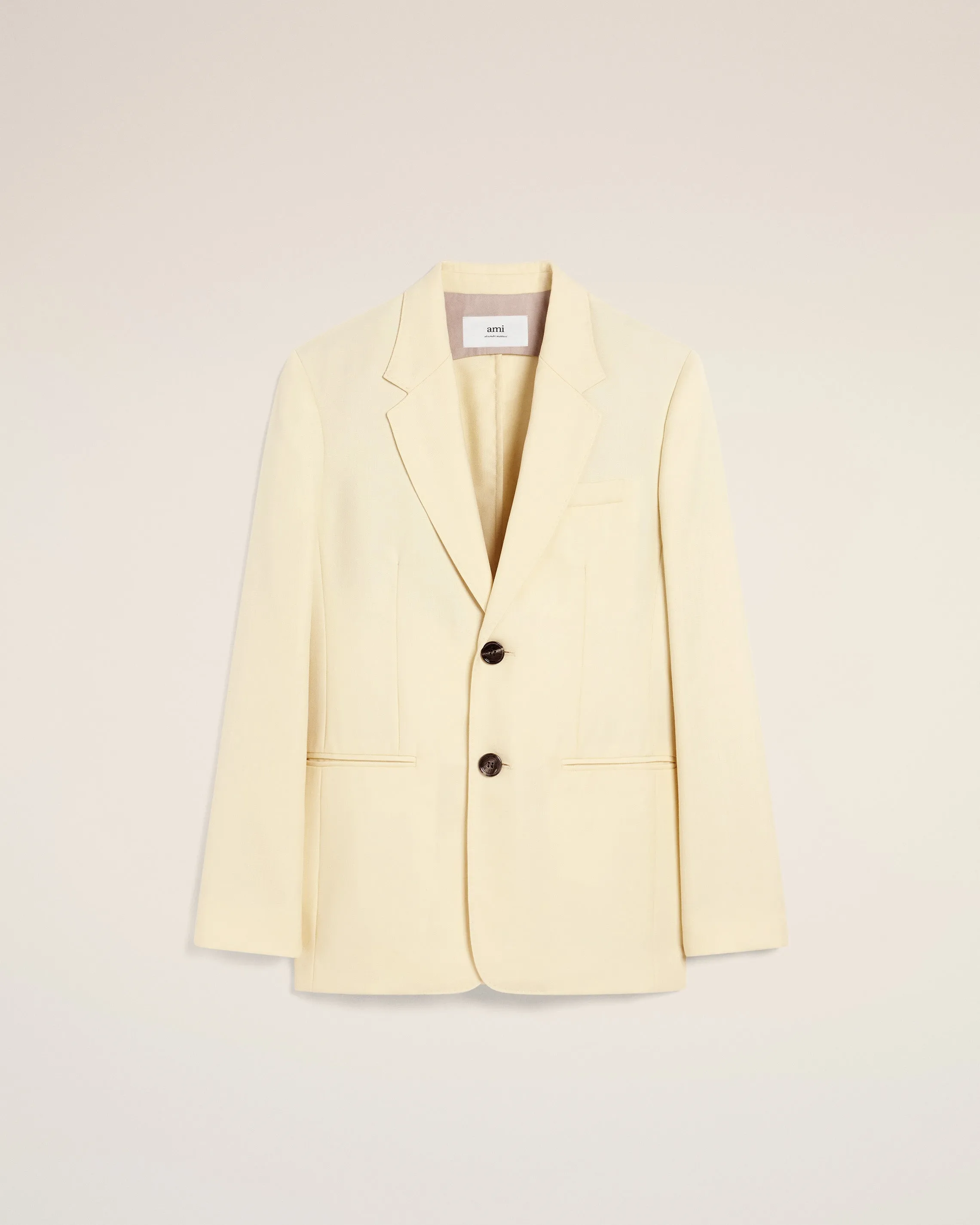 Veste Jaune Semi-Doublée En Laine sold by Ami product image thumbnail 2