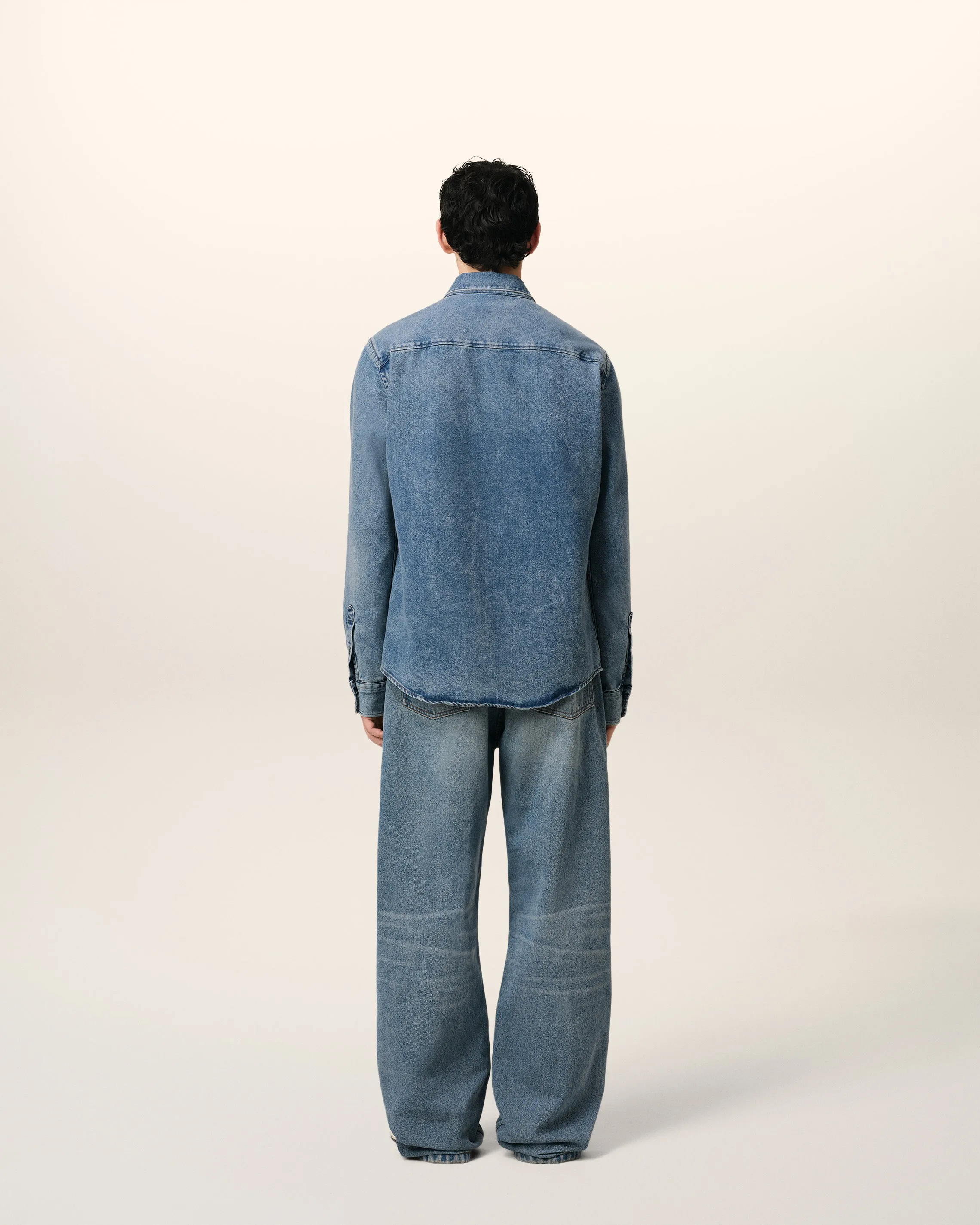 Chemise Bleue Col Boutonné Ami de Coeur En Denim sold by Ami product image thumbnail 5