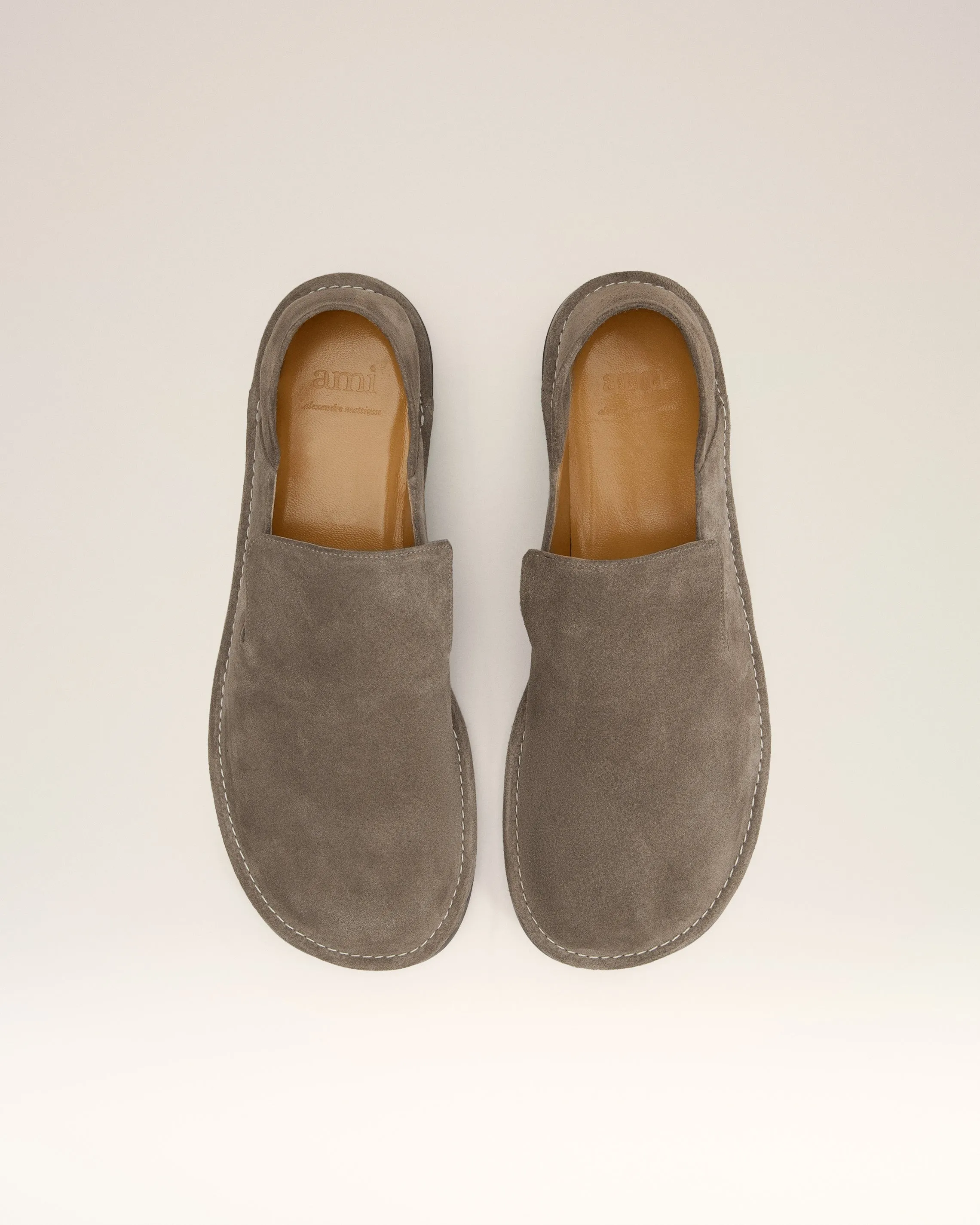 Slippers Midi Beiges En Cuir sold by Ami product image thumbnail 5