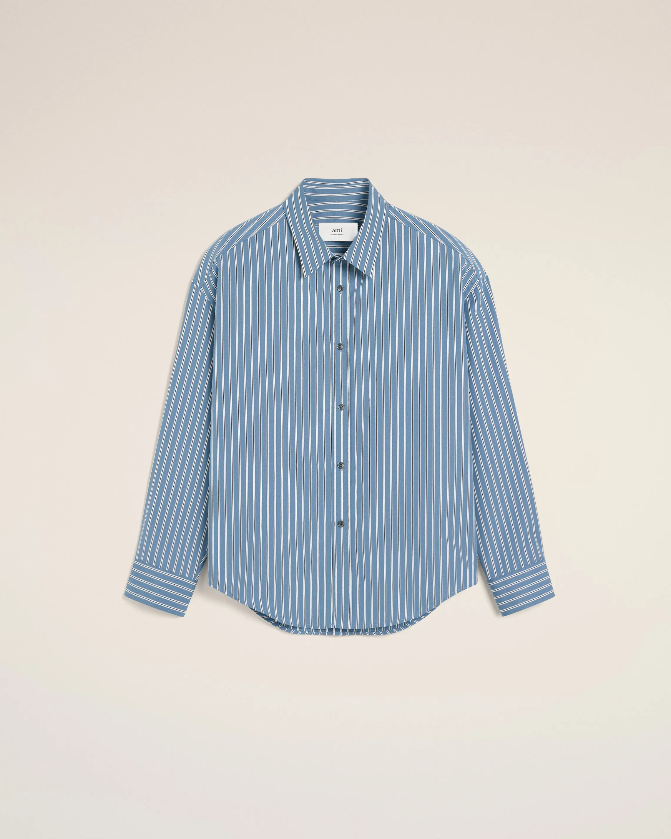 Chemise Bleue Coupe Boxy En Coton sold by Ami product image thumbnail 2
