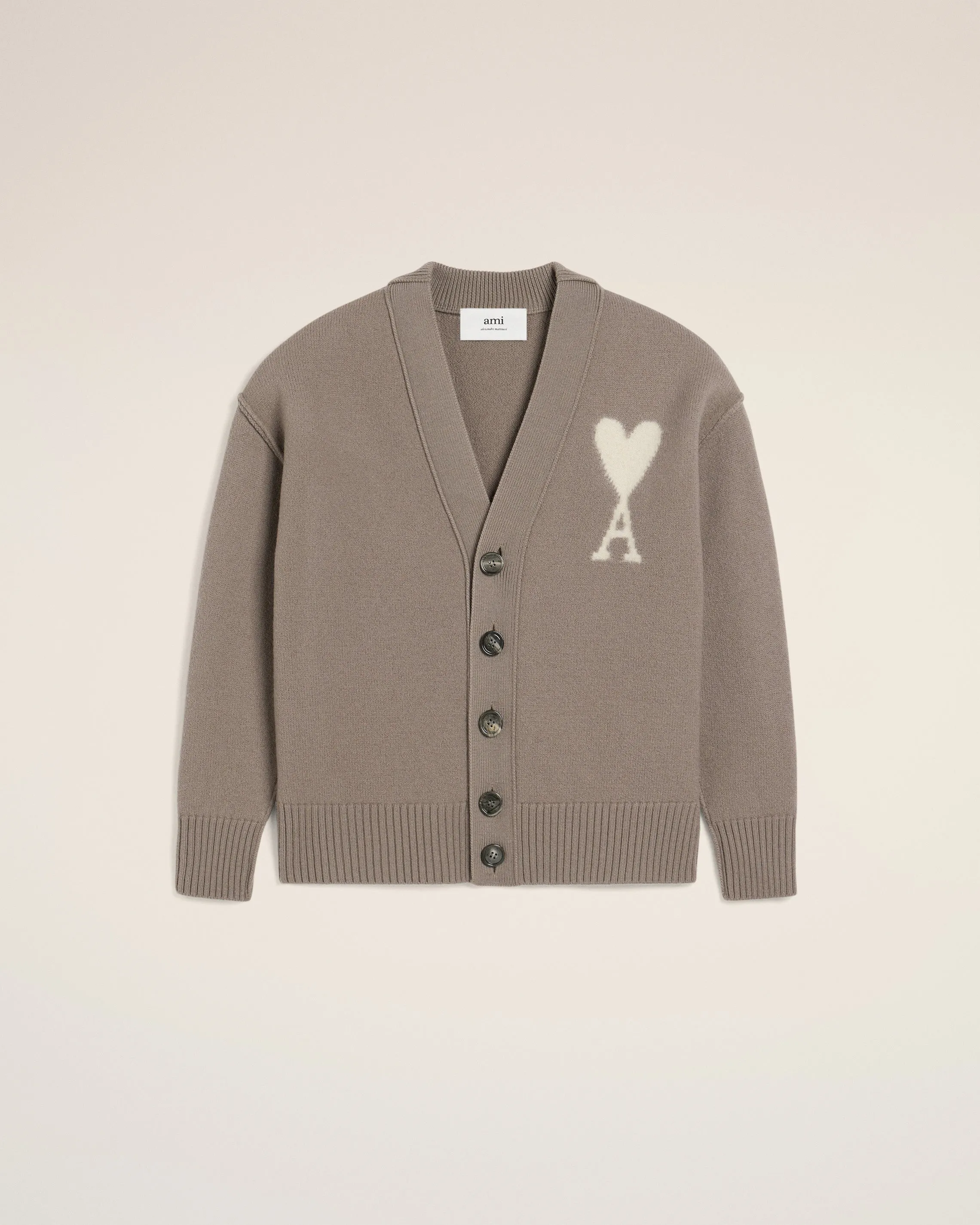 Cardigan Taupe Ami de Coeur En Laine sold by Ami product image thumbnail 2