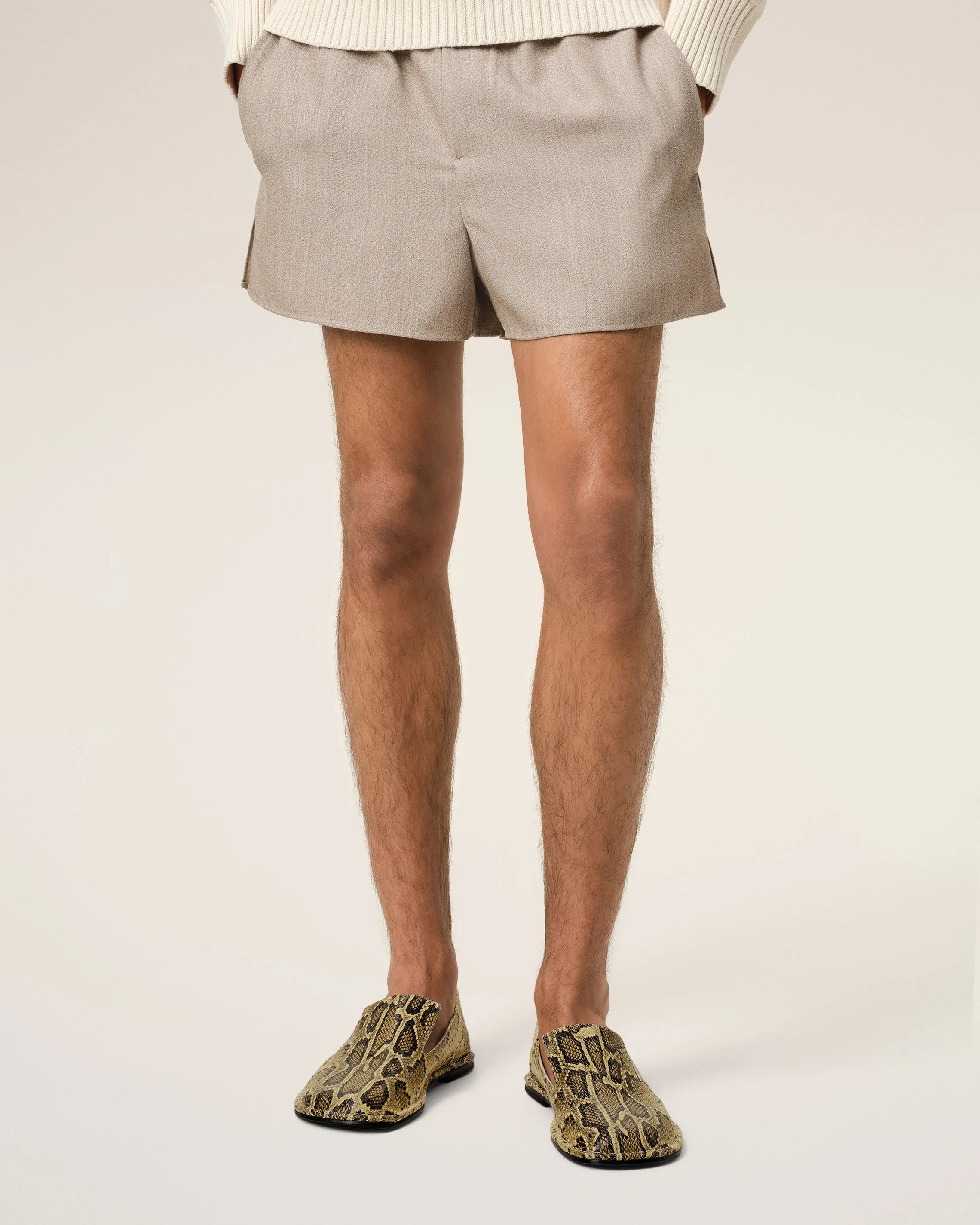 Slippers Midi Beige En Cuir sold by Ami product image thumbnail 2