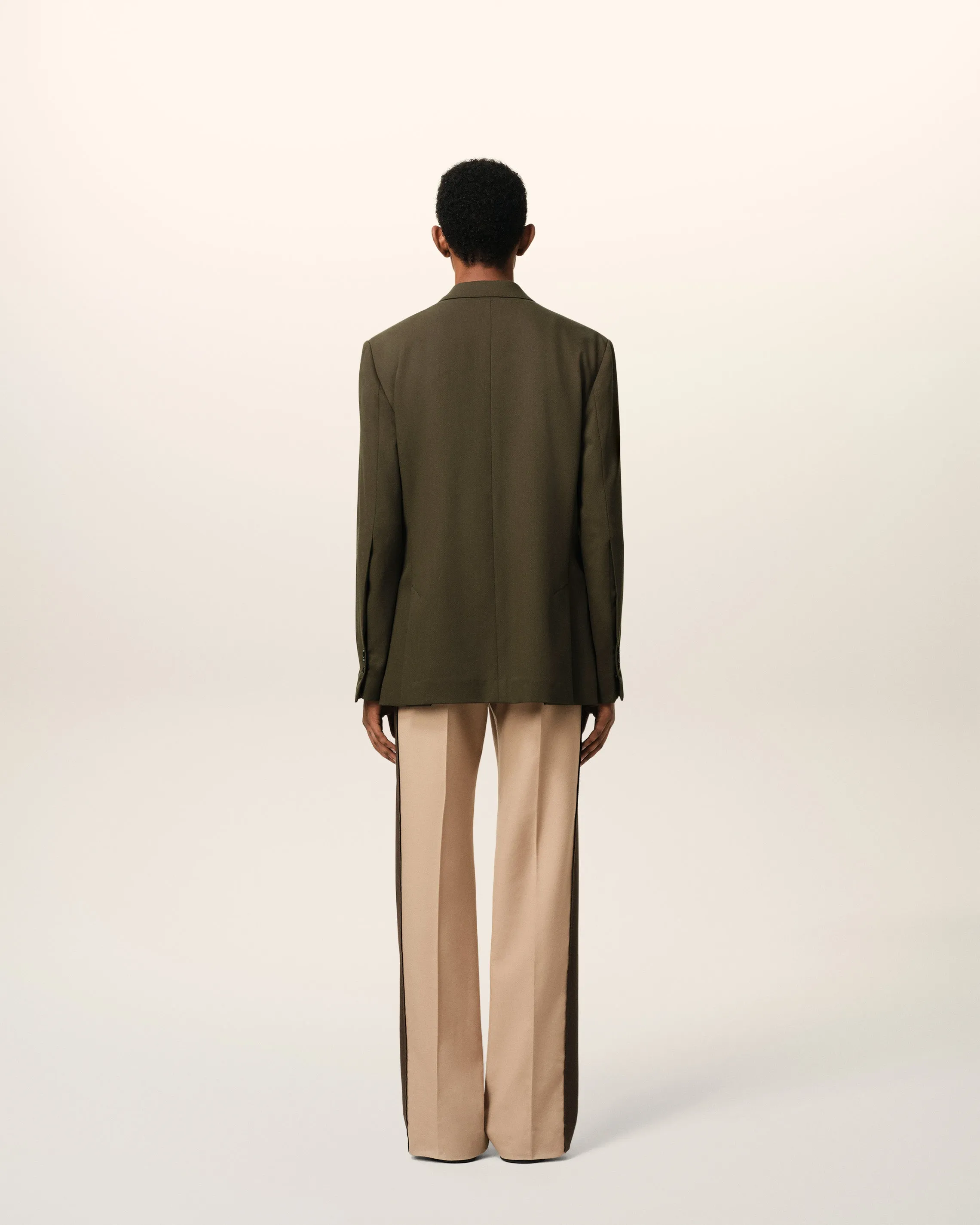 Veste Verte Semi-Doublée En Laine sold by Ami product image thumbnail 5