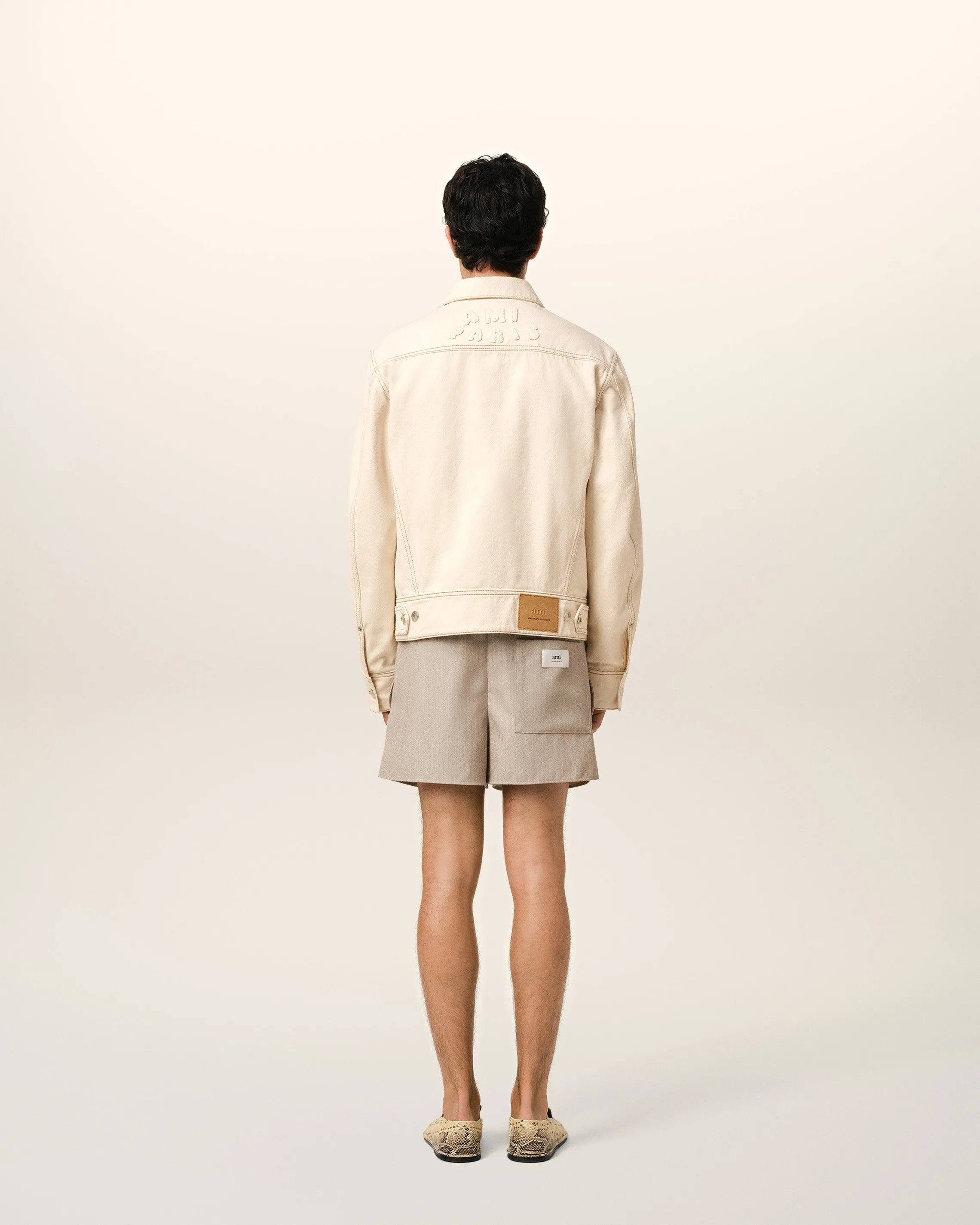 Veste Beige Trucker Ami Paris En Coton sold by Ami product image thumbnail 5