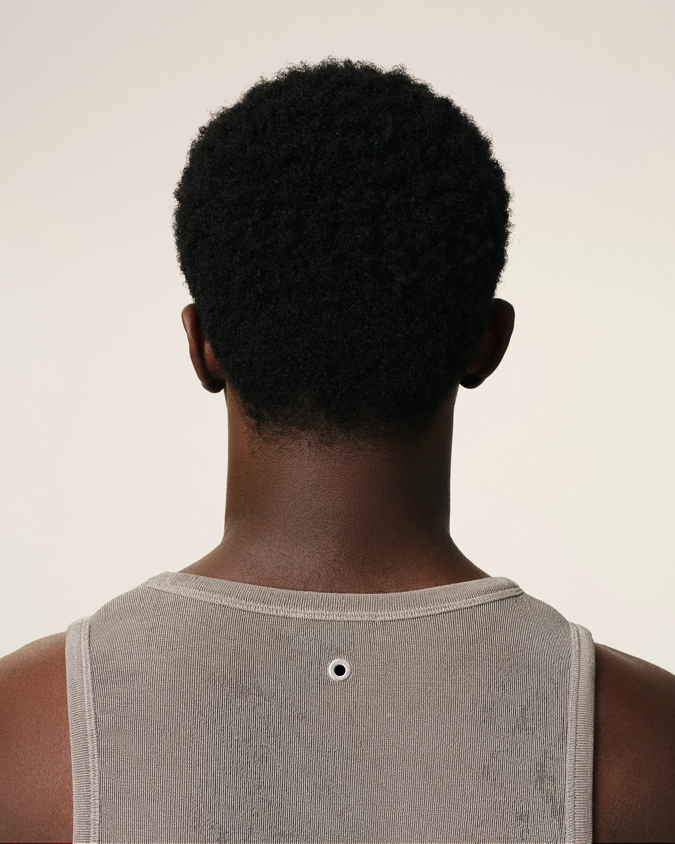 Débardeur Beige En Jersey Rib Brillant Léger sold by Ami product image thumbnail 4