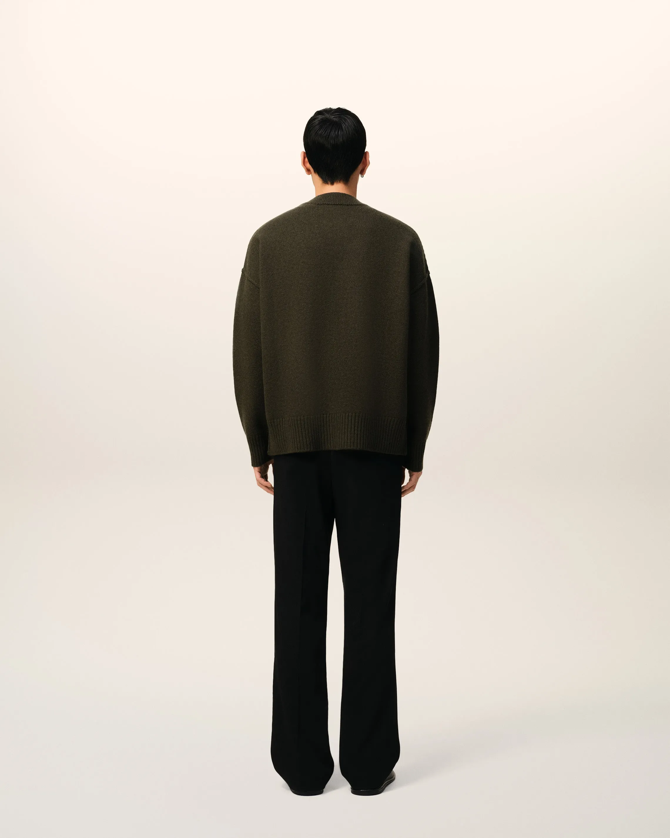 Cardigan Ami De Coeur Kaki En Laine sold by Ami product image thumbnail 5