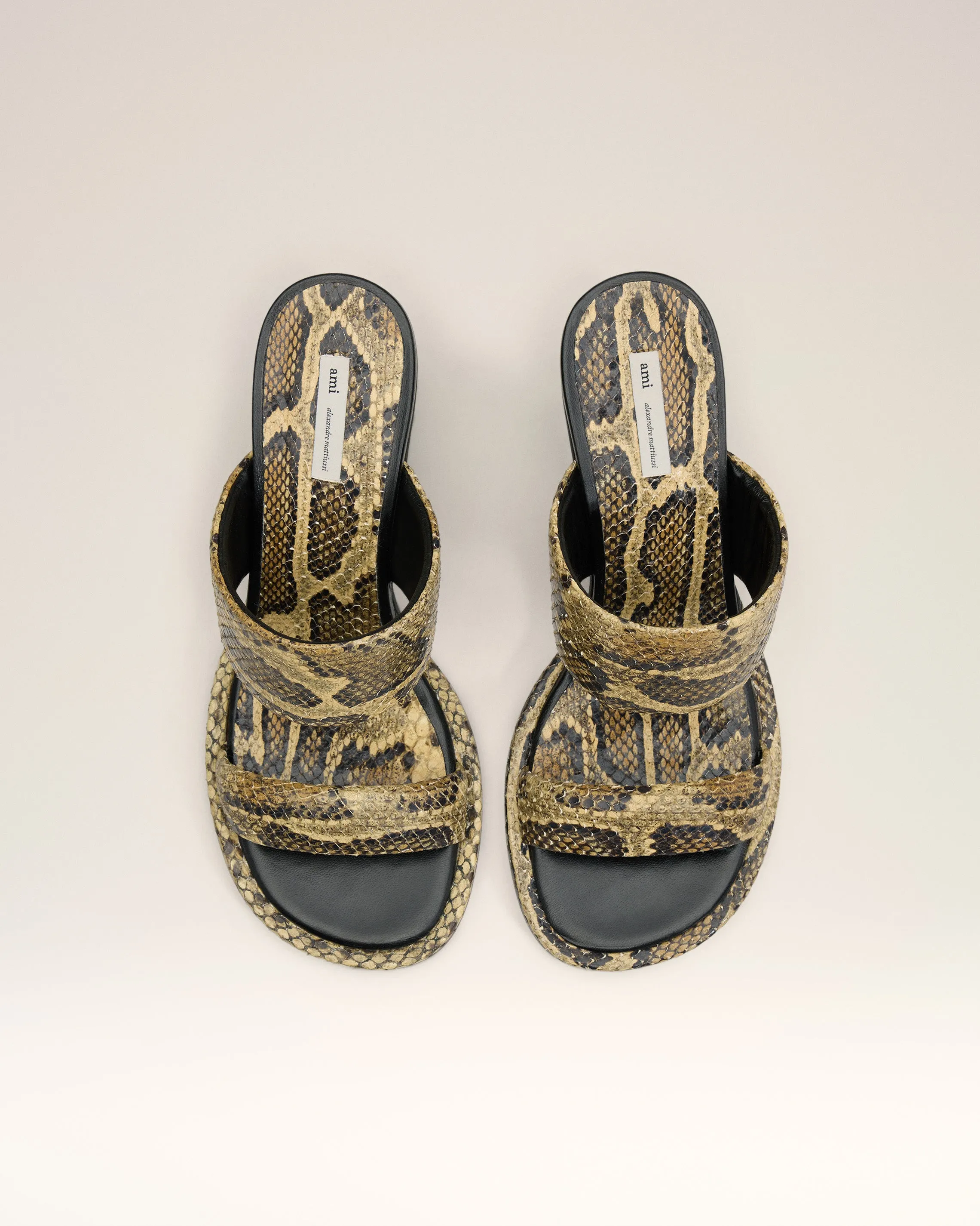 Sandales Piano Beiges En Cuir sold by Ami product image thumbnail 3