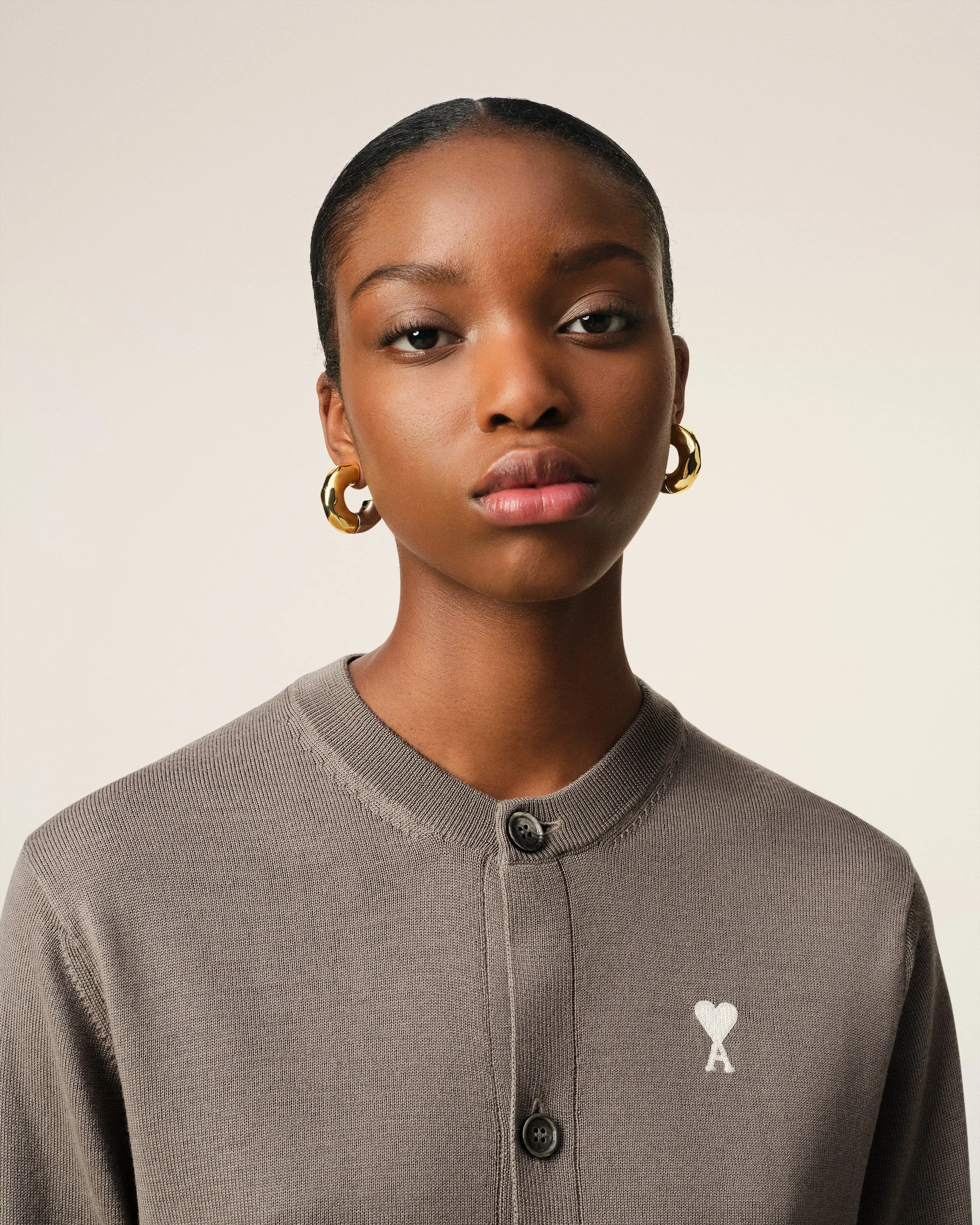 Cardigan Beige Ami de Coeur En Laine sold by Ami product image thumbnail 4