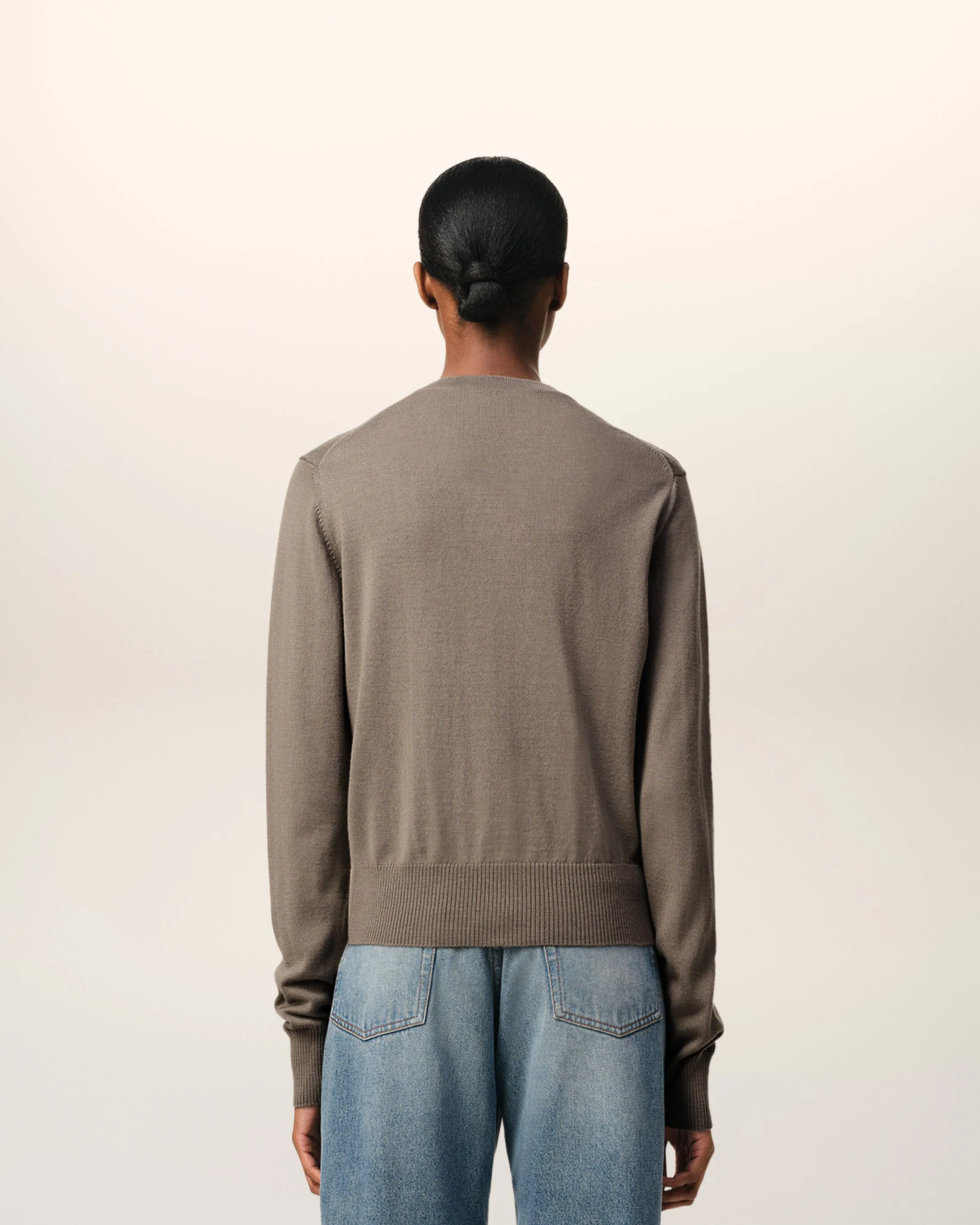 Cardigan Beige Ami de Coeur En Laine sold by Ami product image thumbnail 5