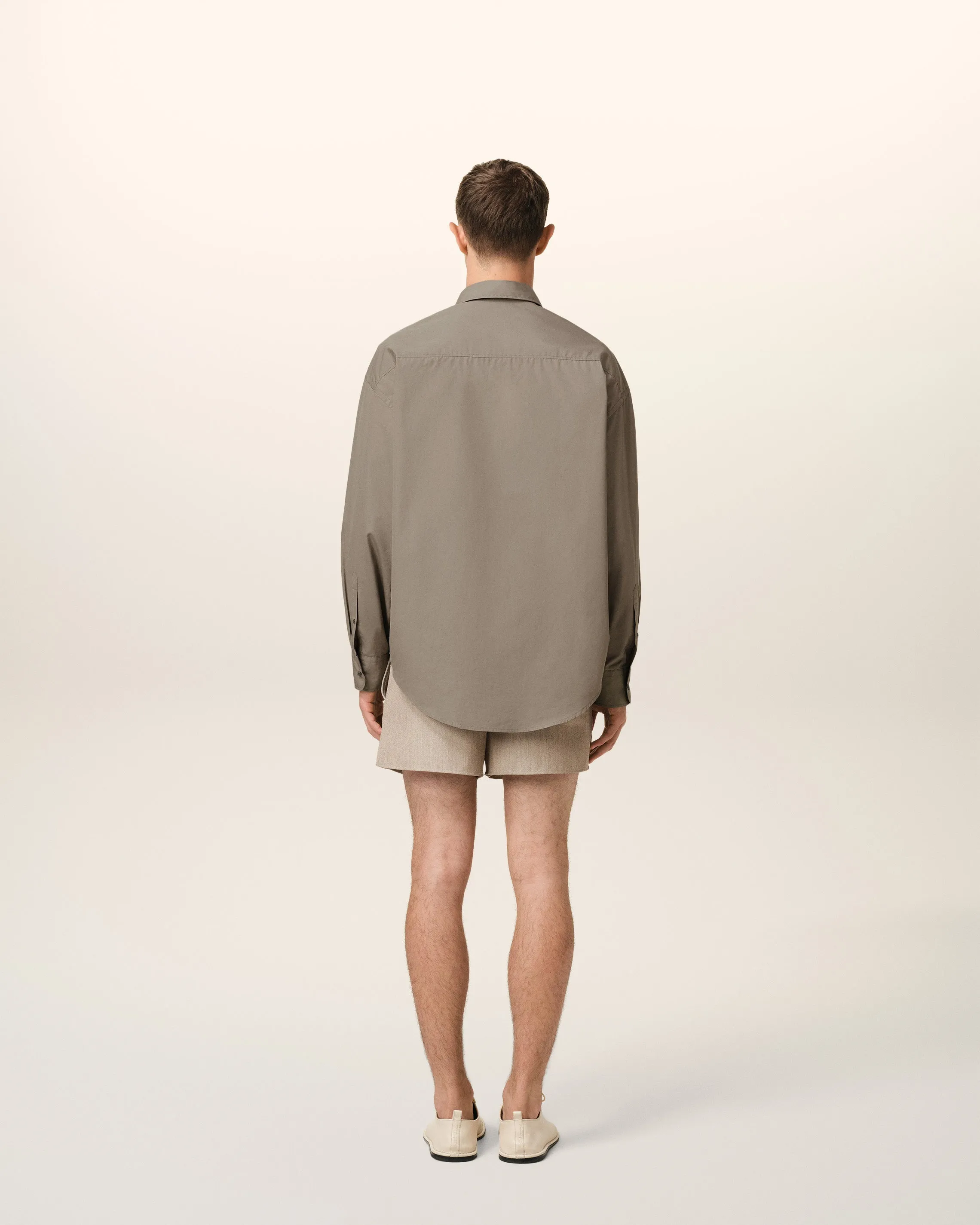 Chemise Beige Coupe Boxy Ami de Coeur En Coton sold by Ami product image thumbnail 5