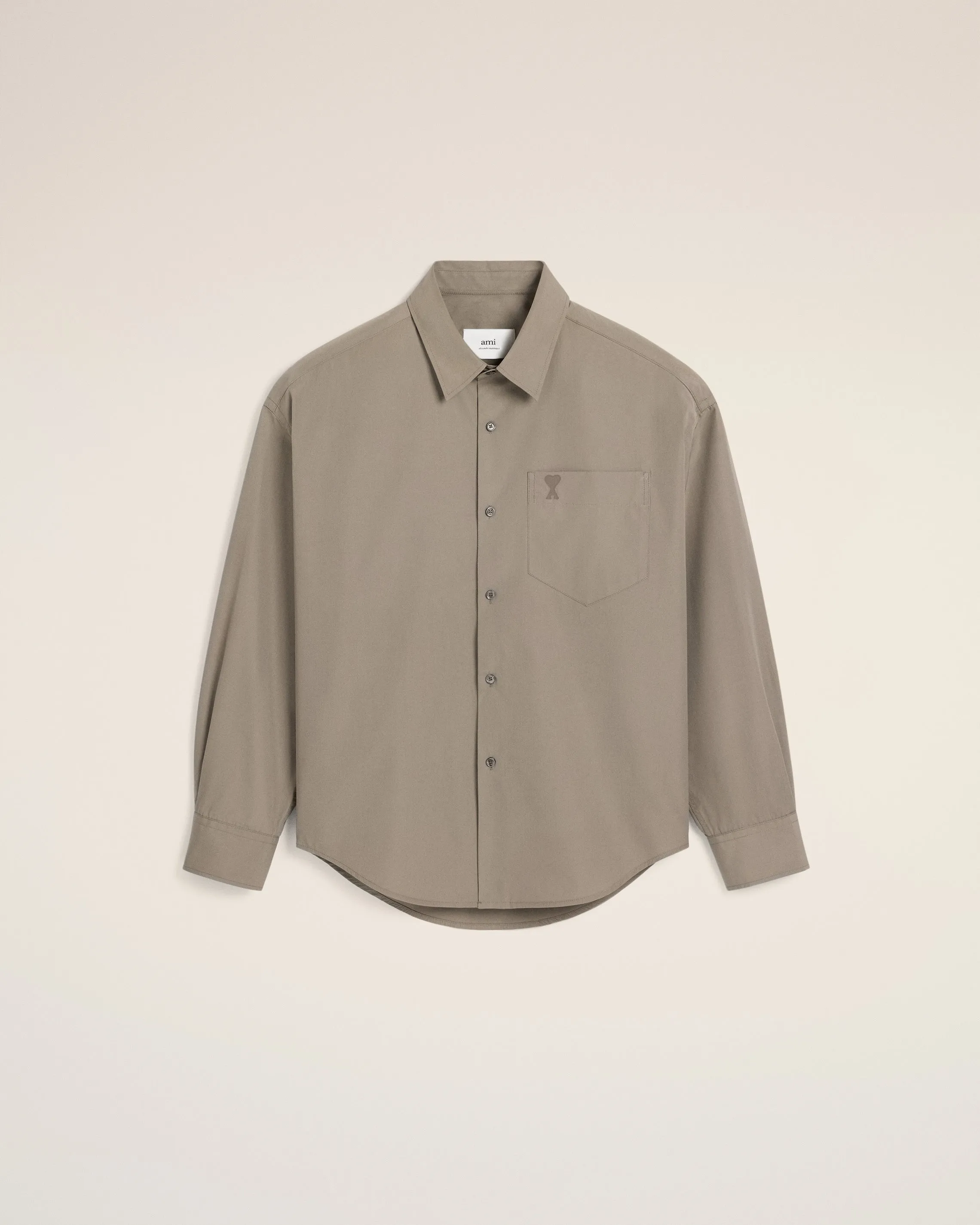 Chemise Beige Coupe Boxy Ami de Coeur En Coton sold by Ami product image thumbnail 2