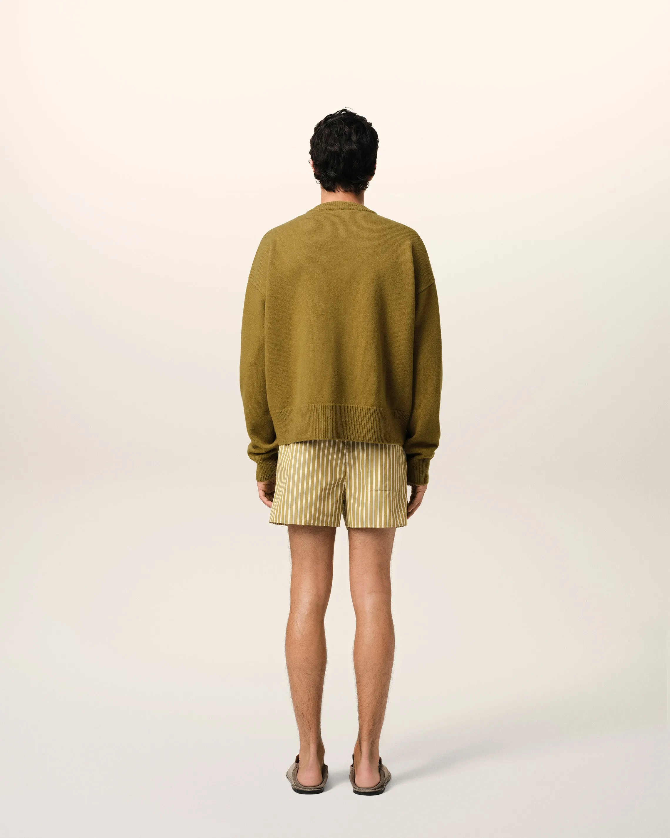 Cardigan Kaki Col Rond Ami de Coeur En Laine sold by Ami product image thumbnail 5