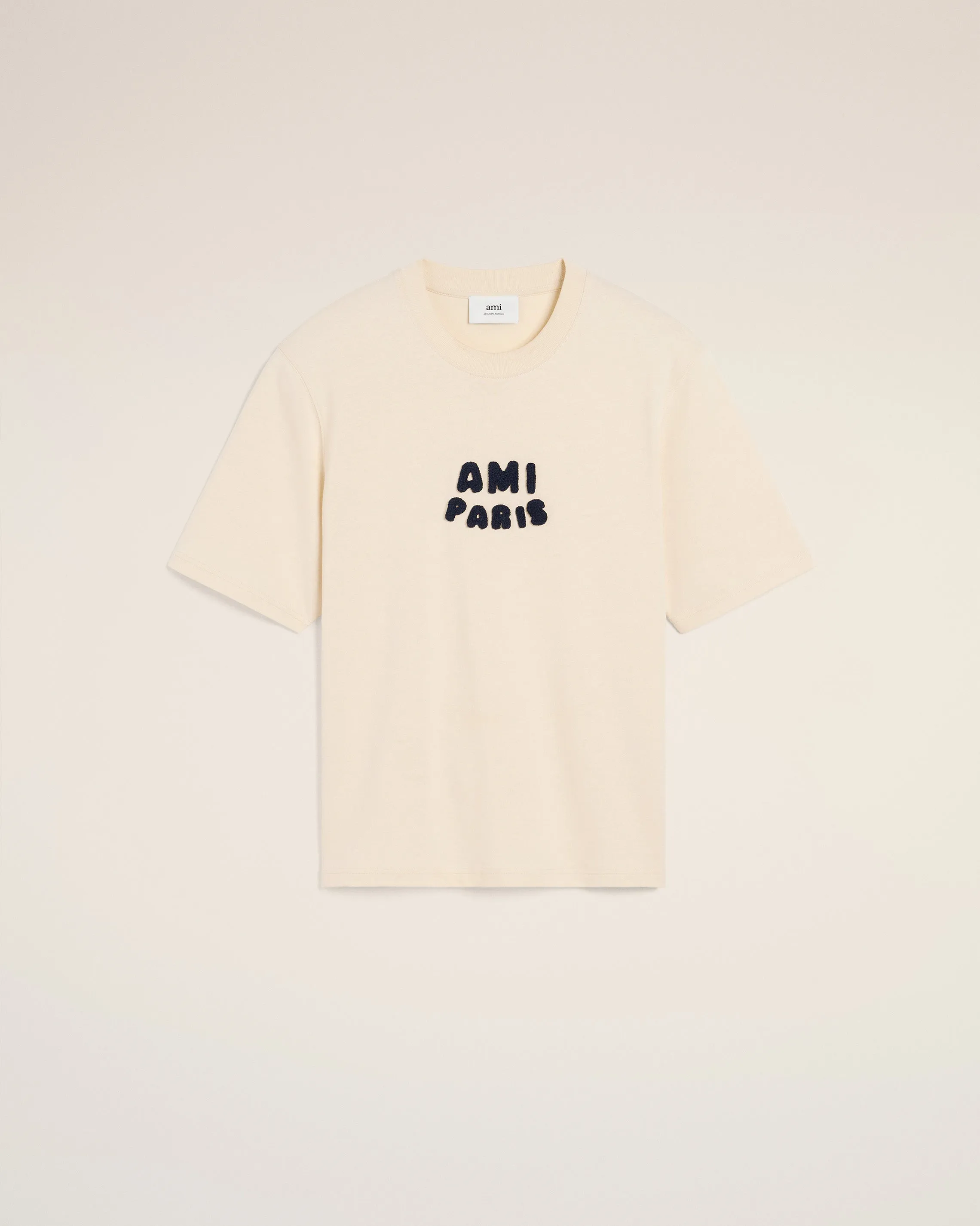 T-Shirt Beige Patch Ami Paris En Coton sold by Ami product image thumbnail 2