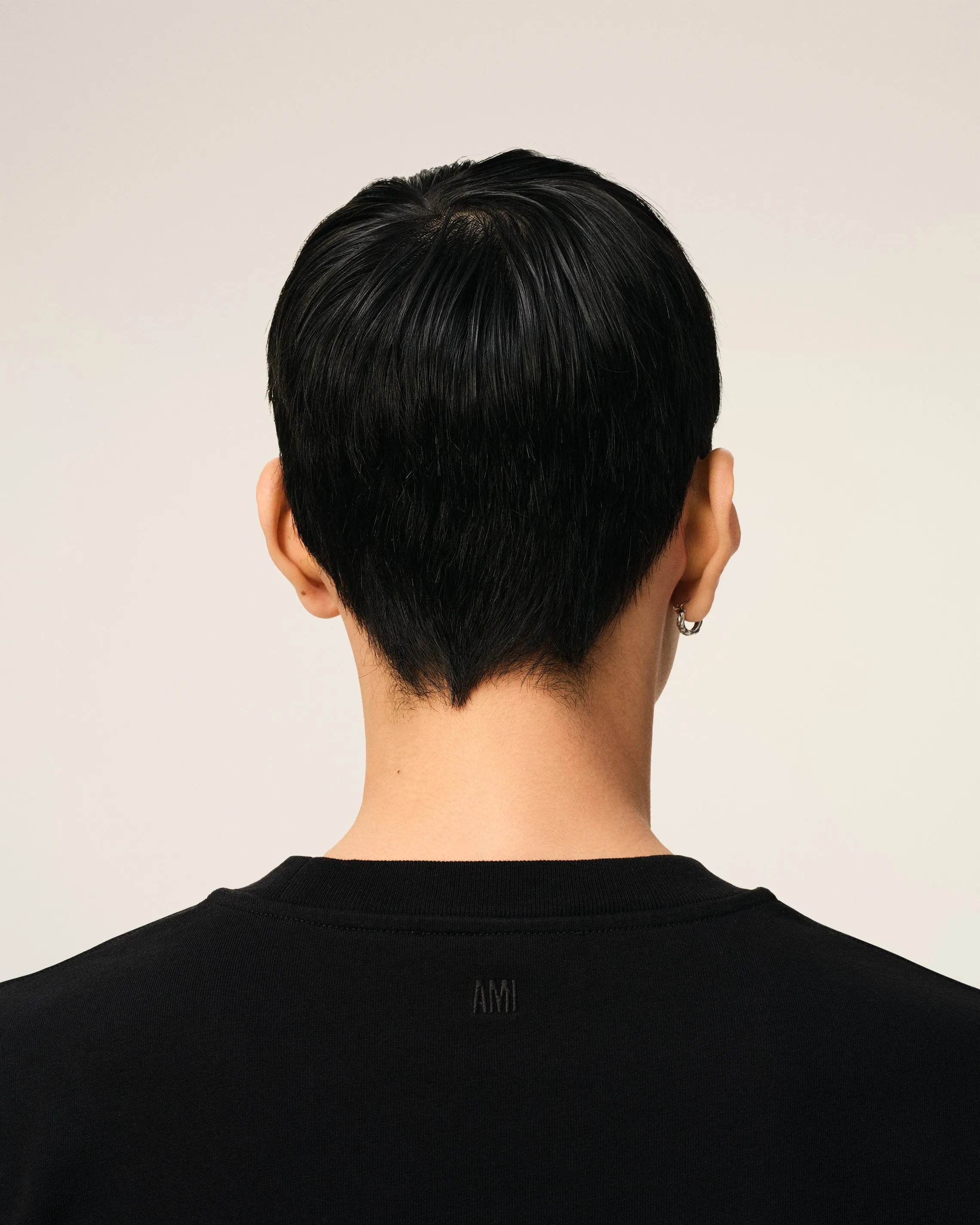 T-shirt Noir Ami de Coeur En Coton sold by Ami product image thumbnail 4