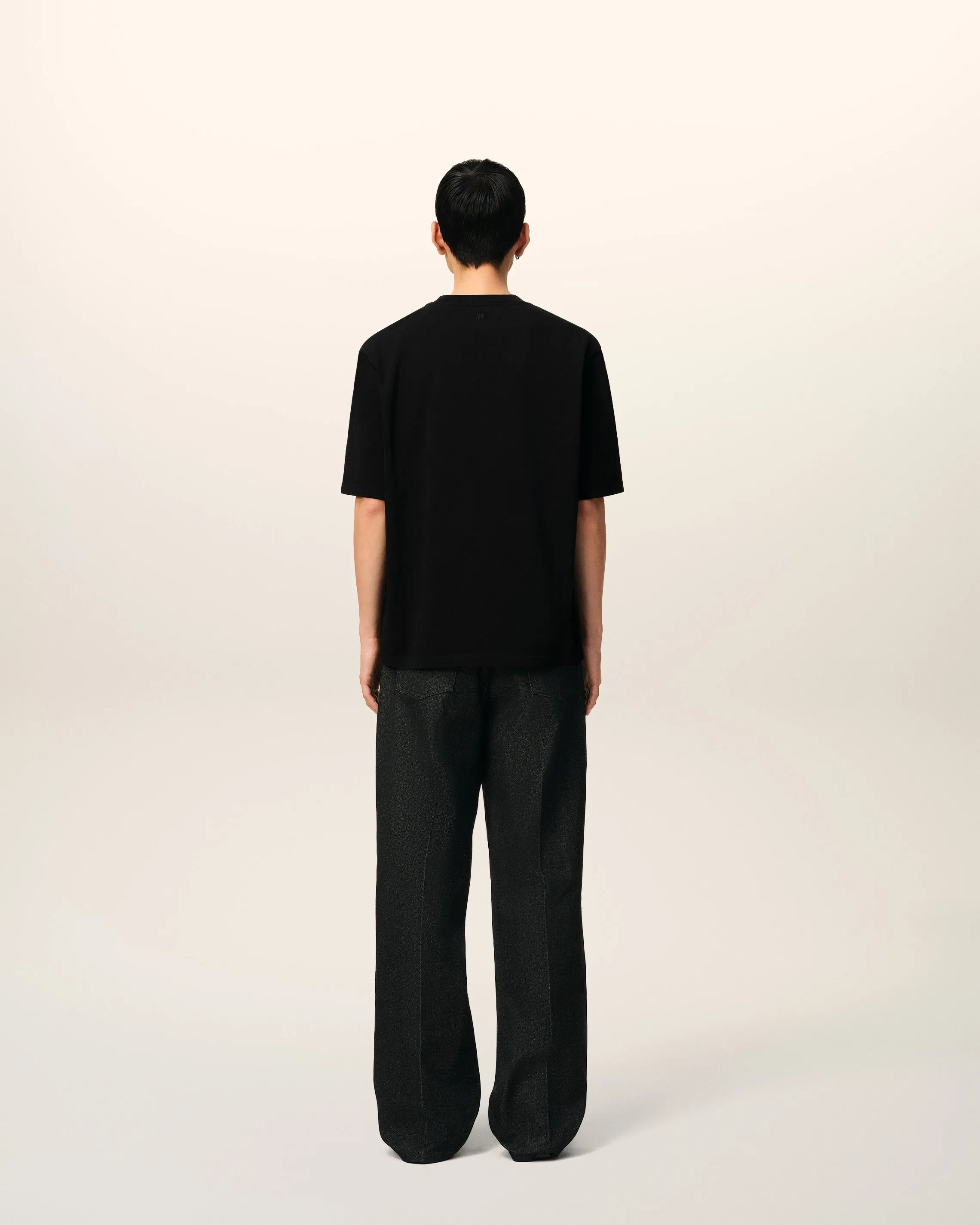 T-shirt Noir Ami de Coeur En Coton sold by Ami product image thumbnail 5