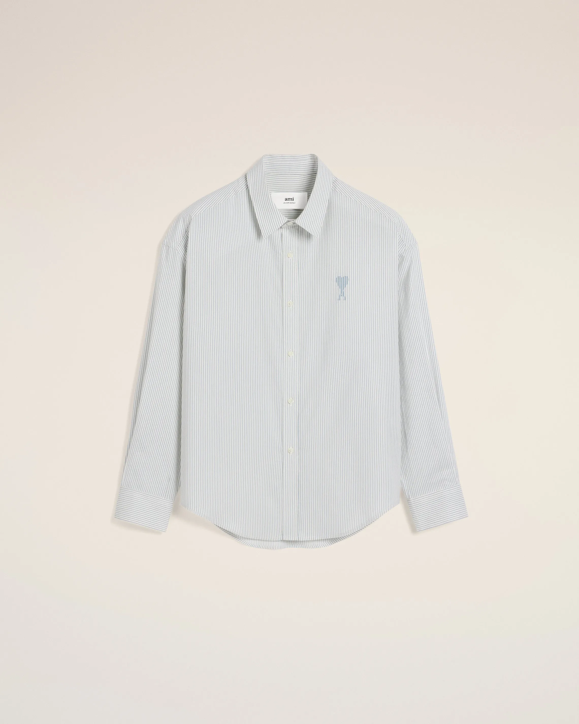 Chemise Bleue Coupe Boxy En Coton sold by Ami product image thumbnail 2