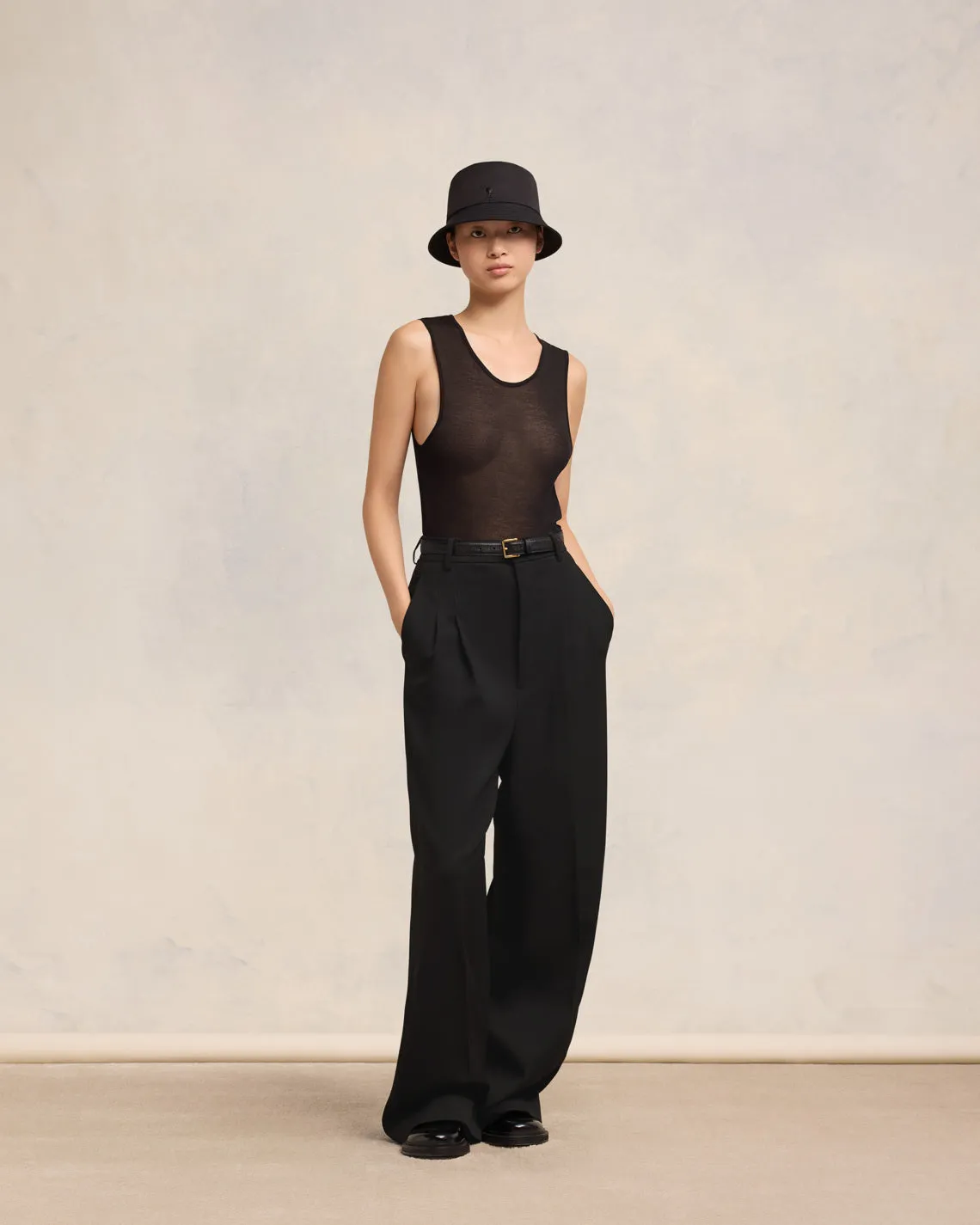 Pantalon Large Taille Haute sold by Ami