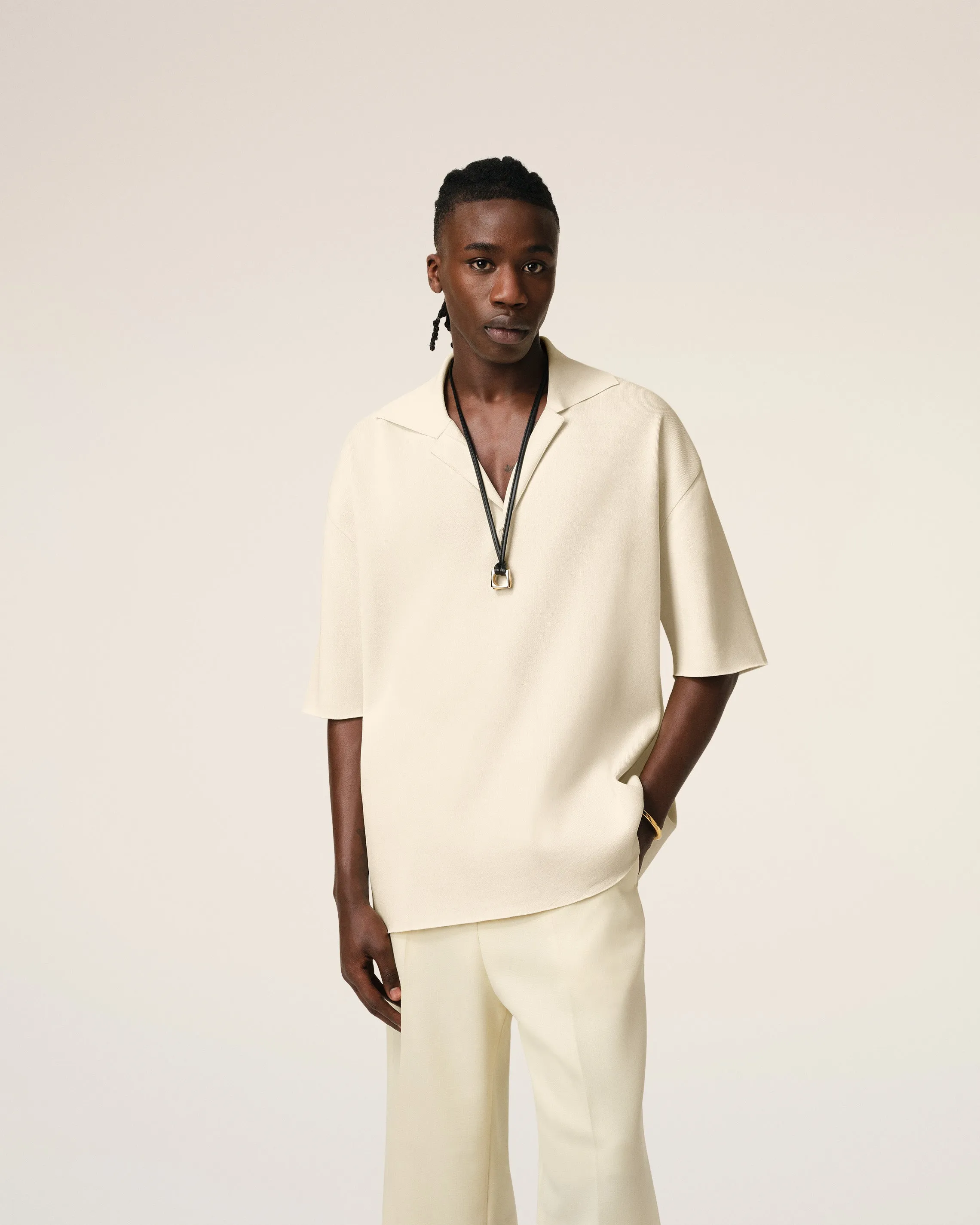 Polo Beige Manches Courtes sold by Ami product image thumbnail 3