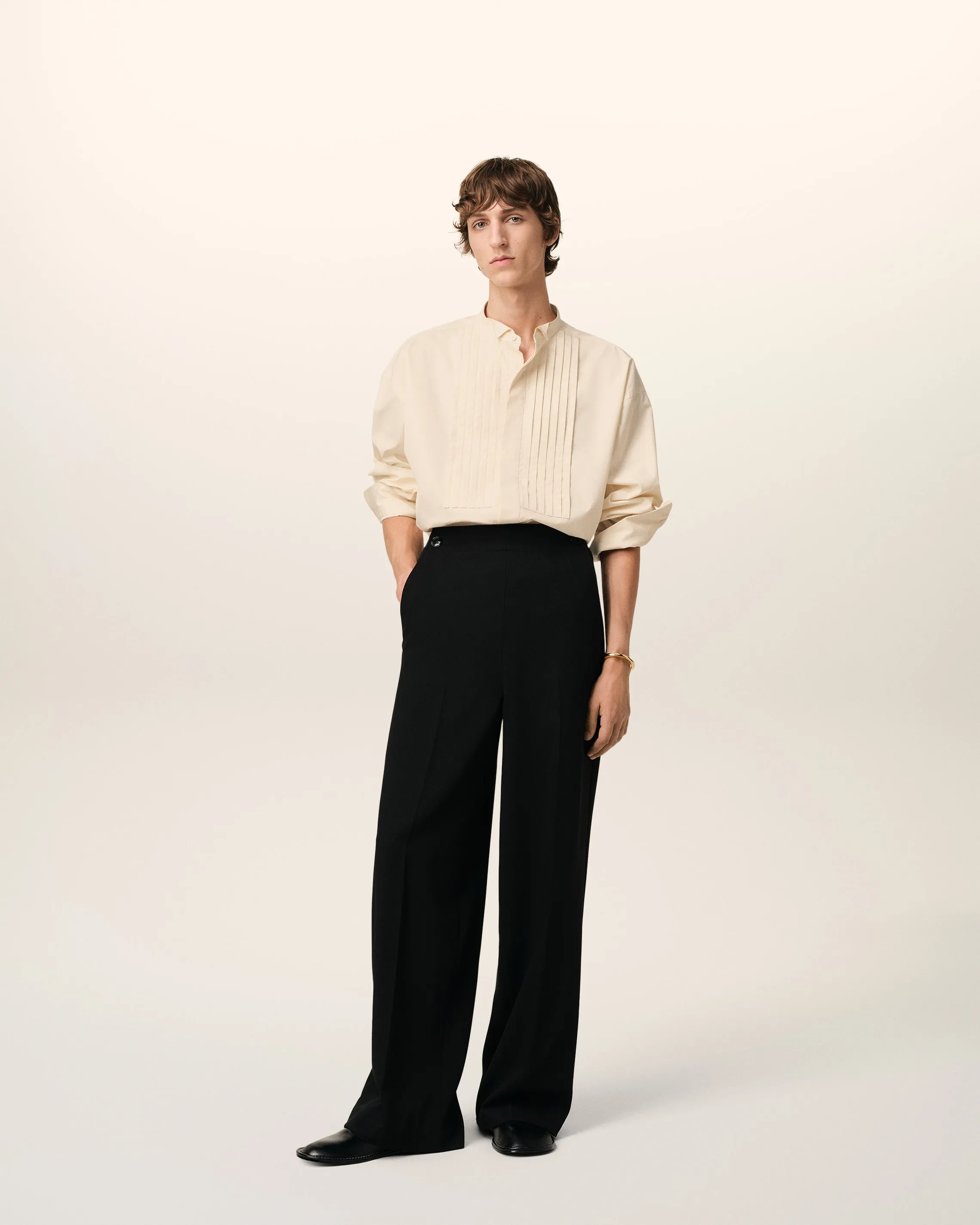 Chemise Beige Oversize En Coton sold by Ami product image thumbnail 2